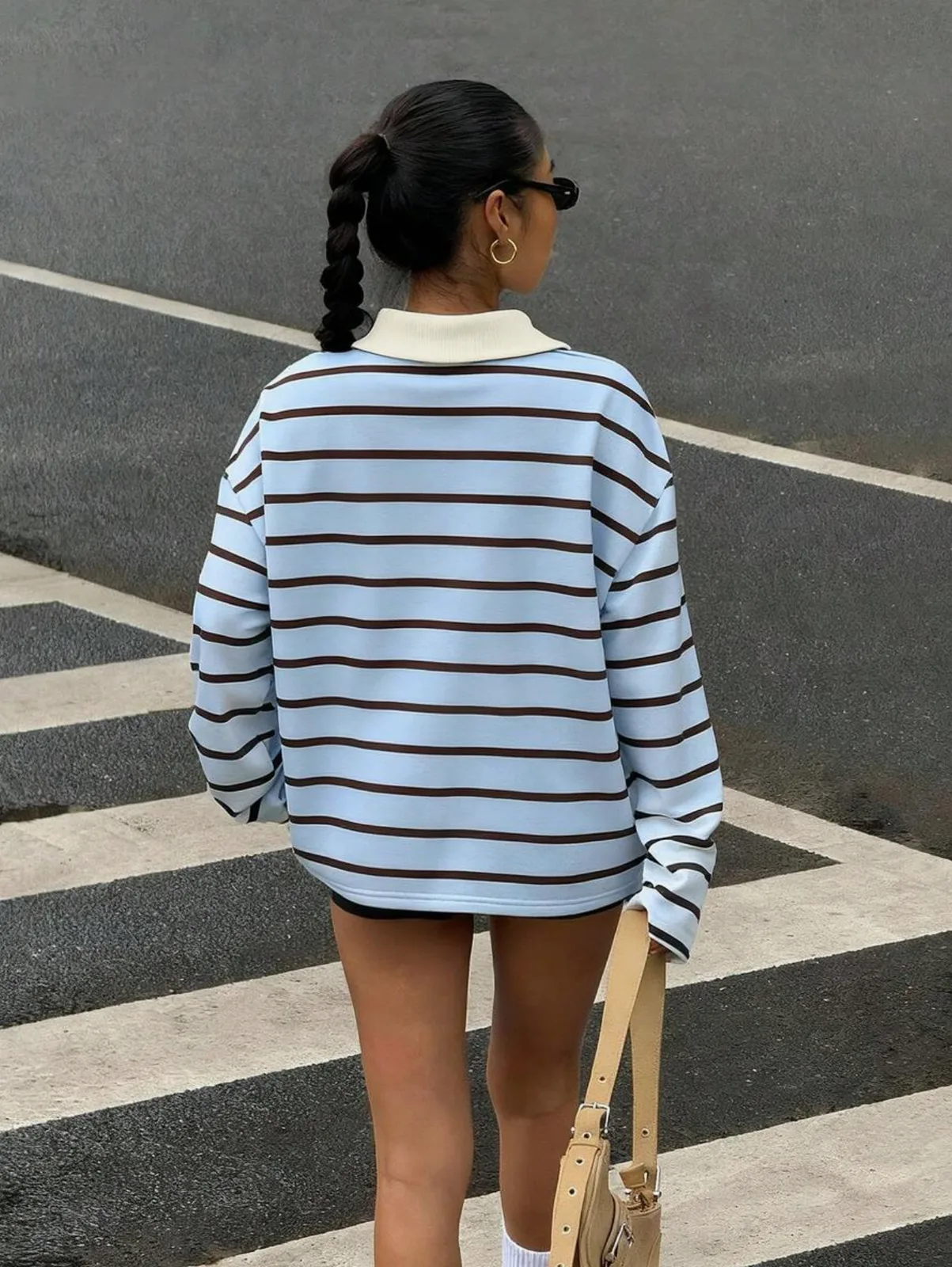 Remera Rayada Manga Larga