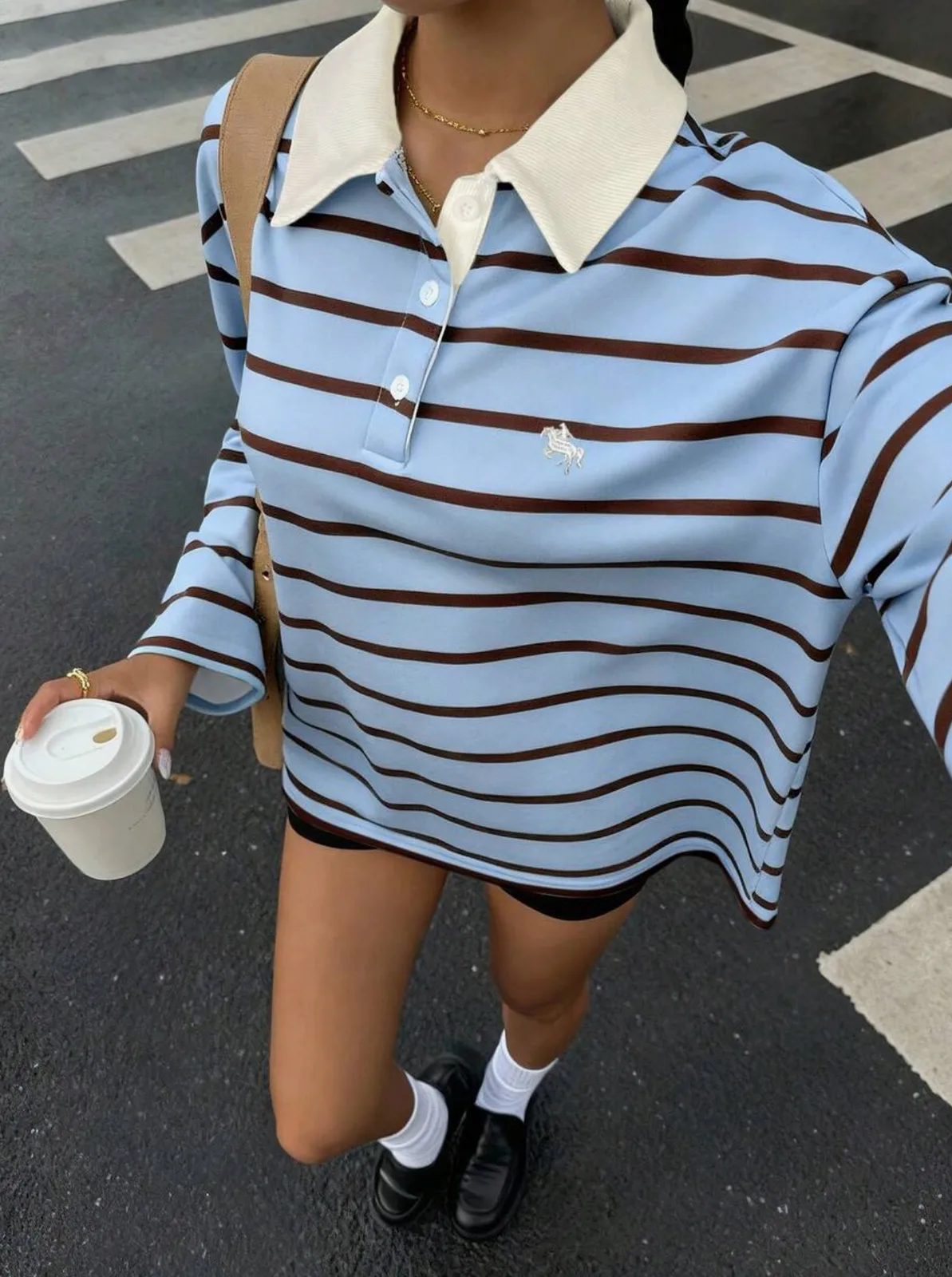 Remera Rayada Manga Larga