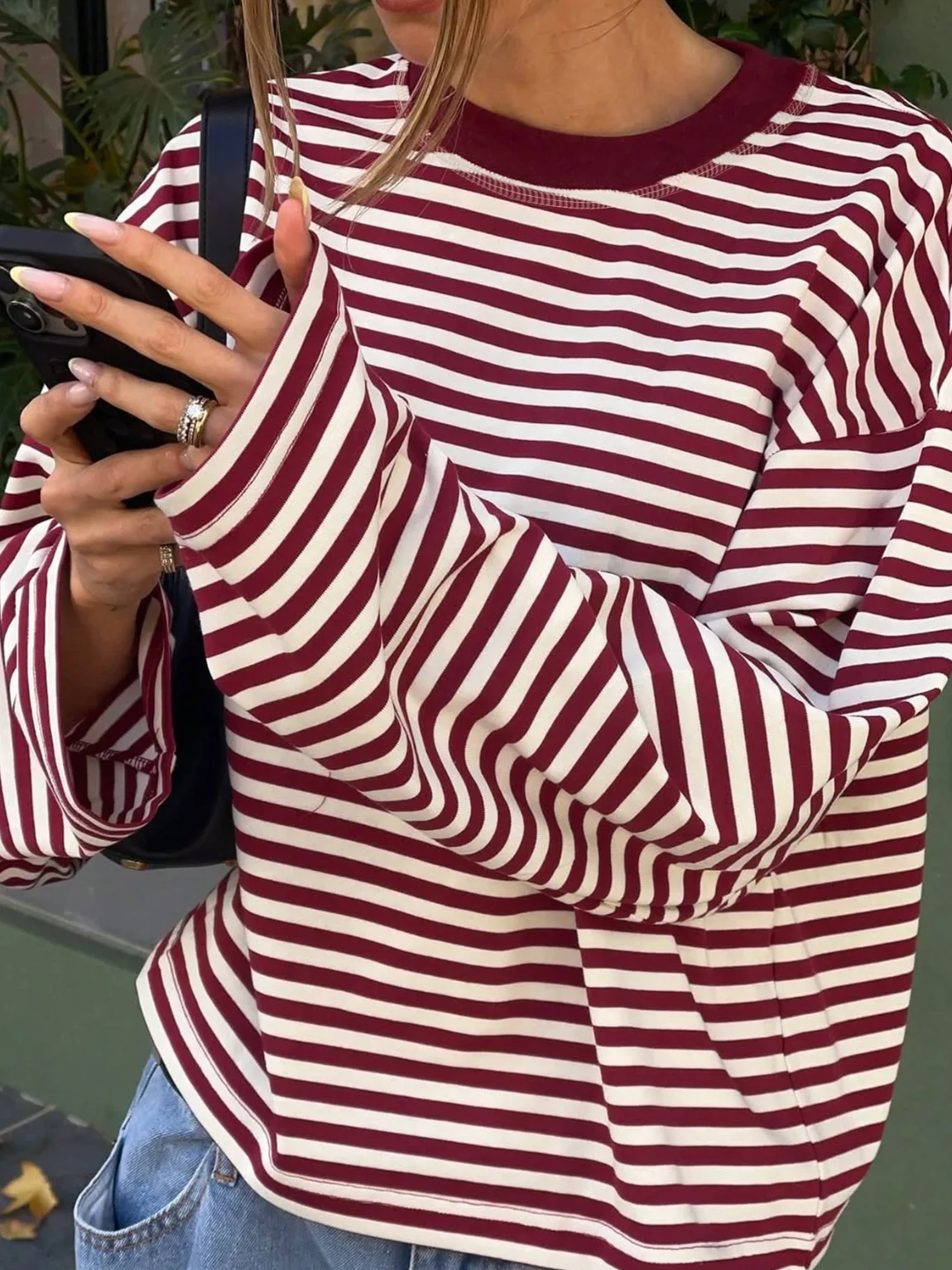 Remera oversize rayada Margot