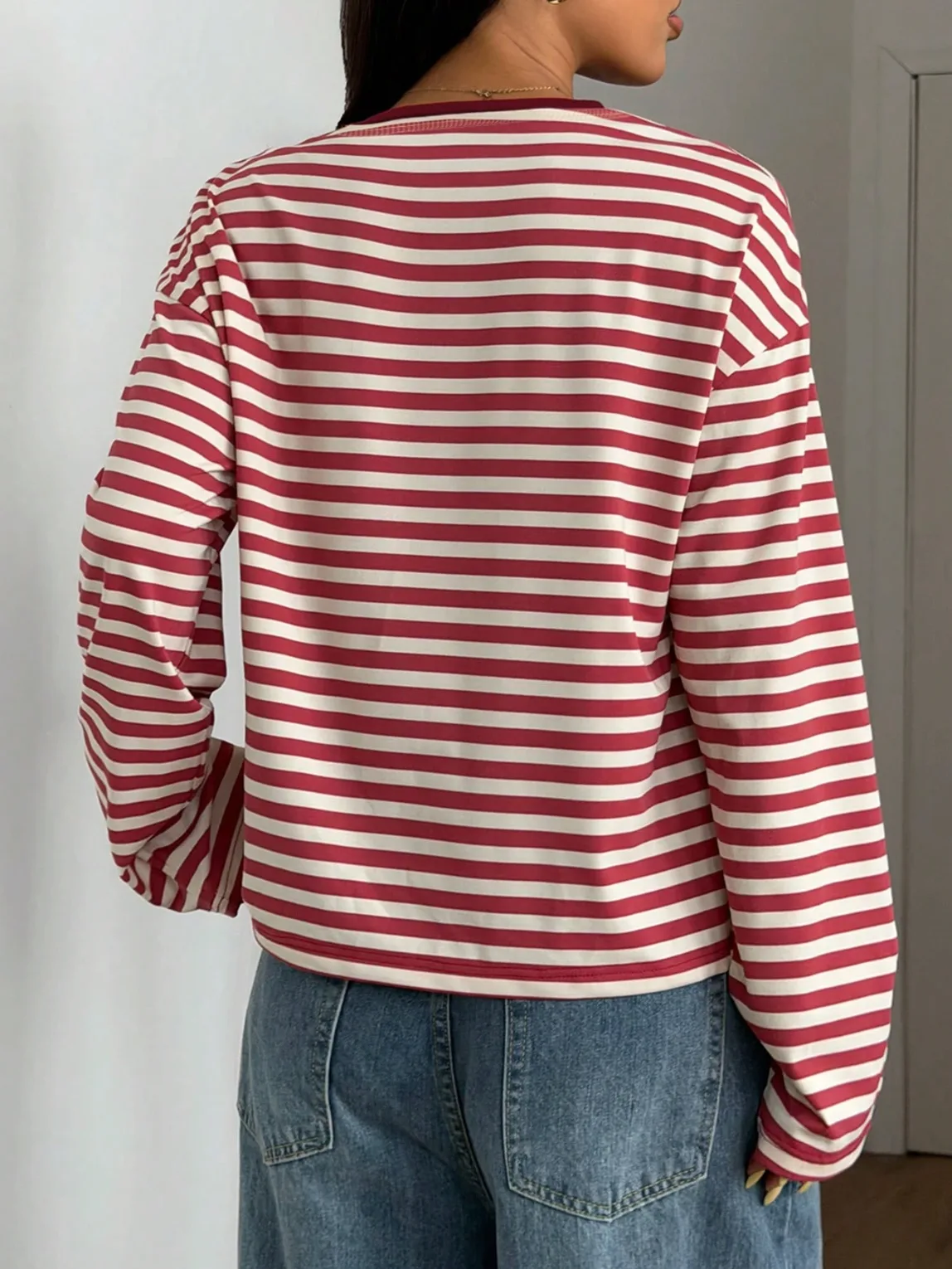 Remera oversize rayada Margot