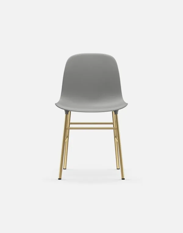 Silla Form Base Bronce