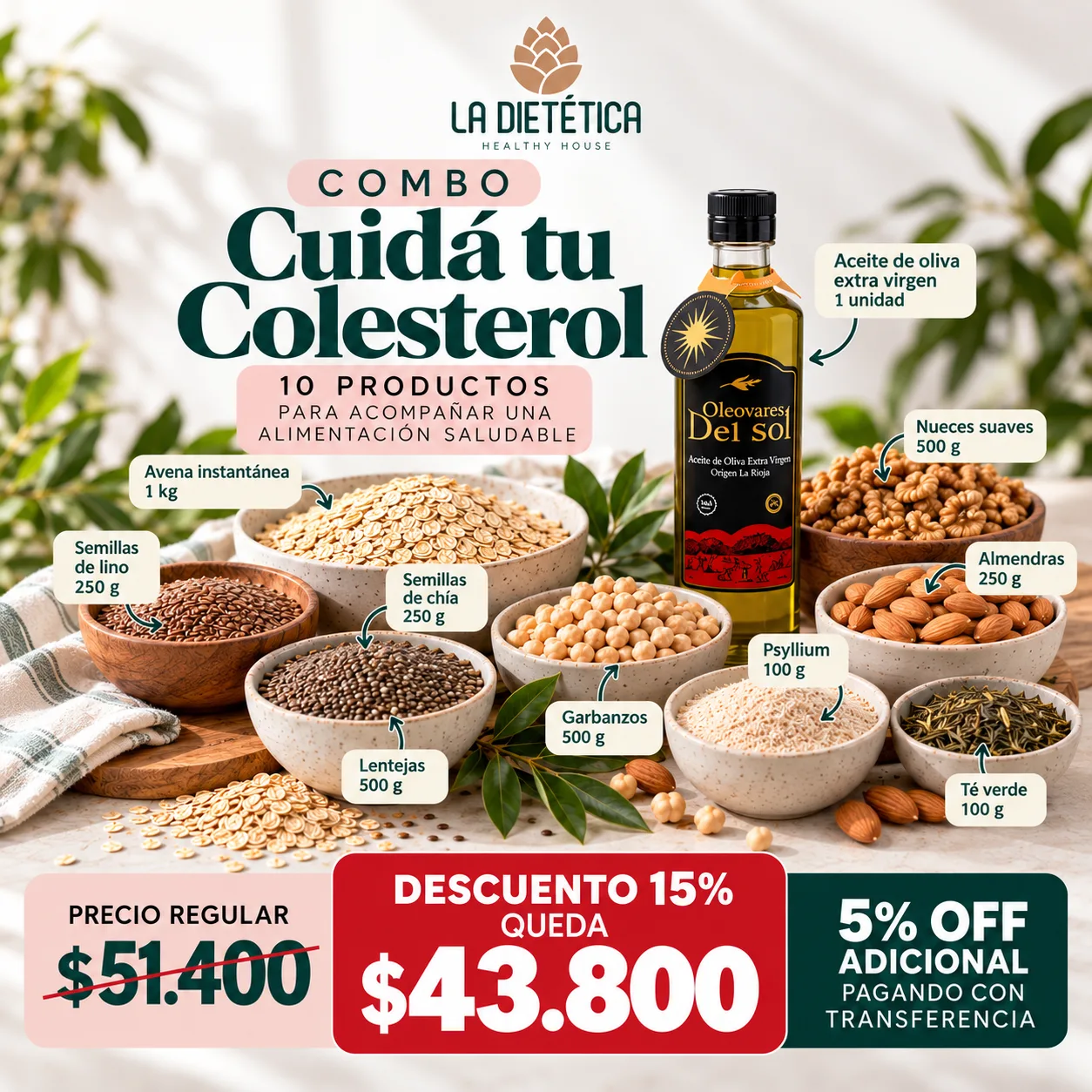 COMBO CUIDA TU COLESTEROL