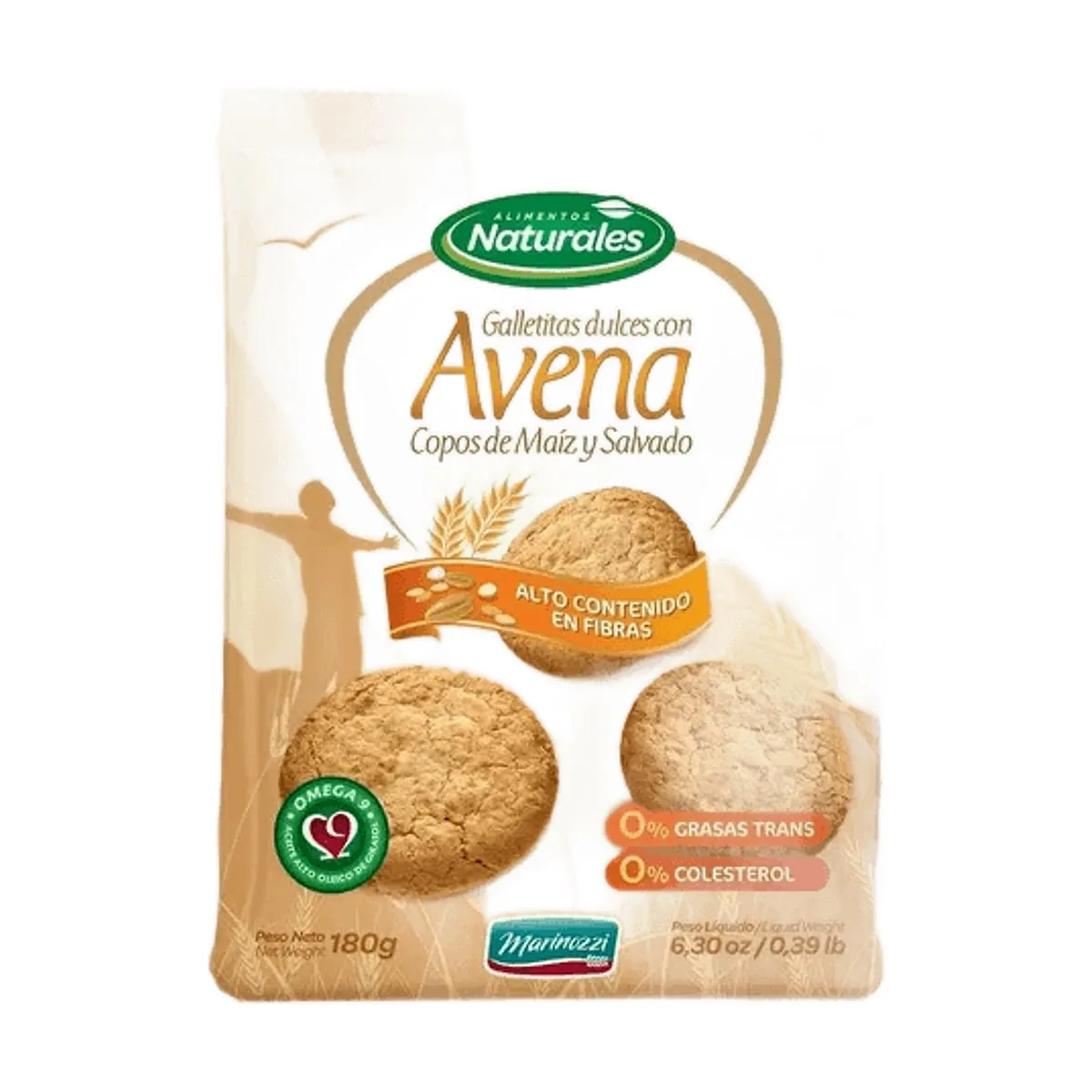 Tostadas Naturales - Galletitas dulces con avena y cereales x 180 gr