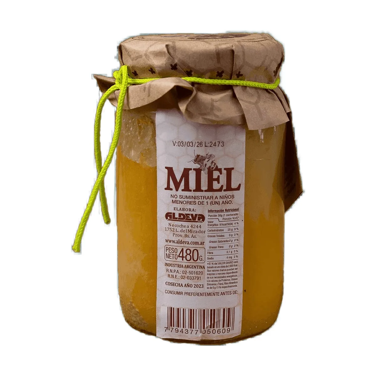Aldeva - Miel solida x 480 gr
