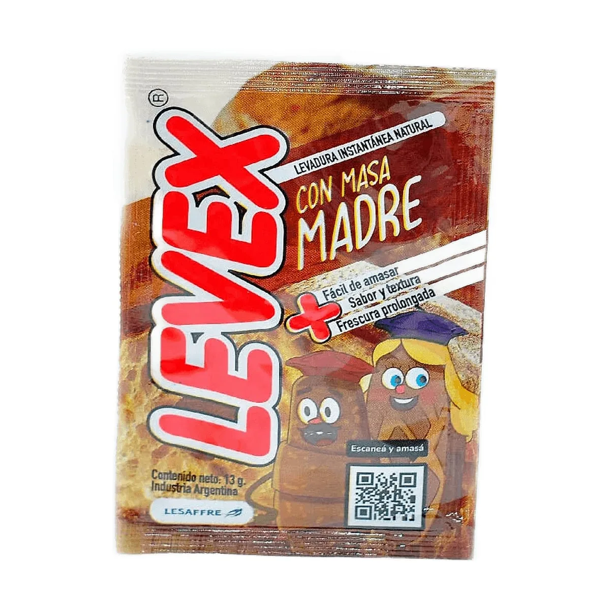 Levex - Levadura instantánea con masa madre