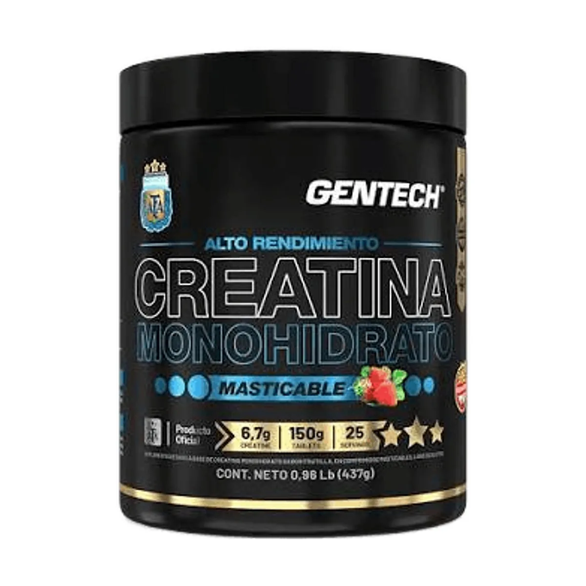 Gentech - Creatina masticable x 437 gr