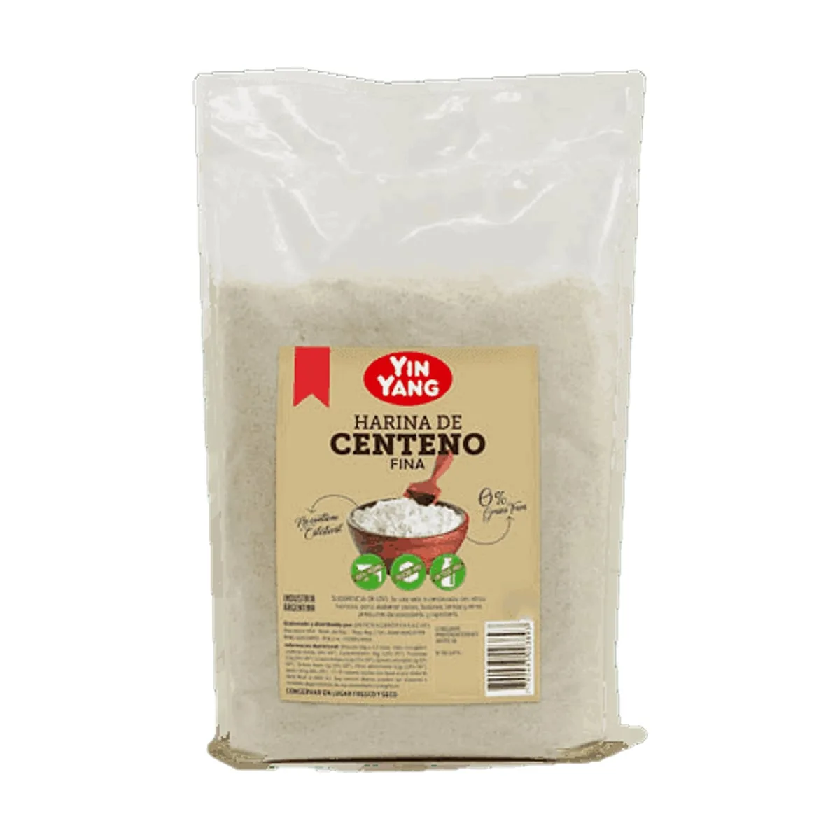 Yin Yang - Harina de centeno organica x 1 kg