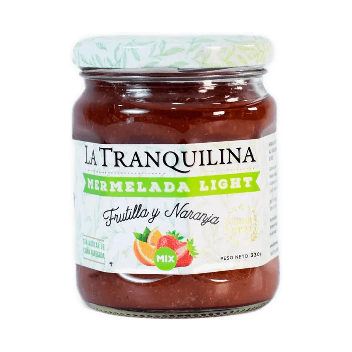 La Tranquilina - Mermelada de frutilla y naranja x 330 gr