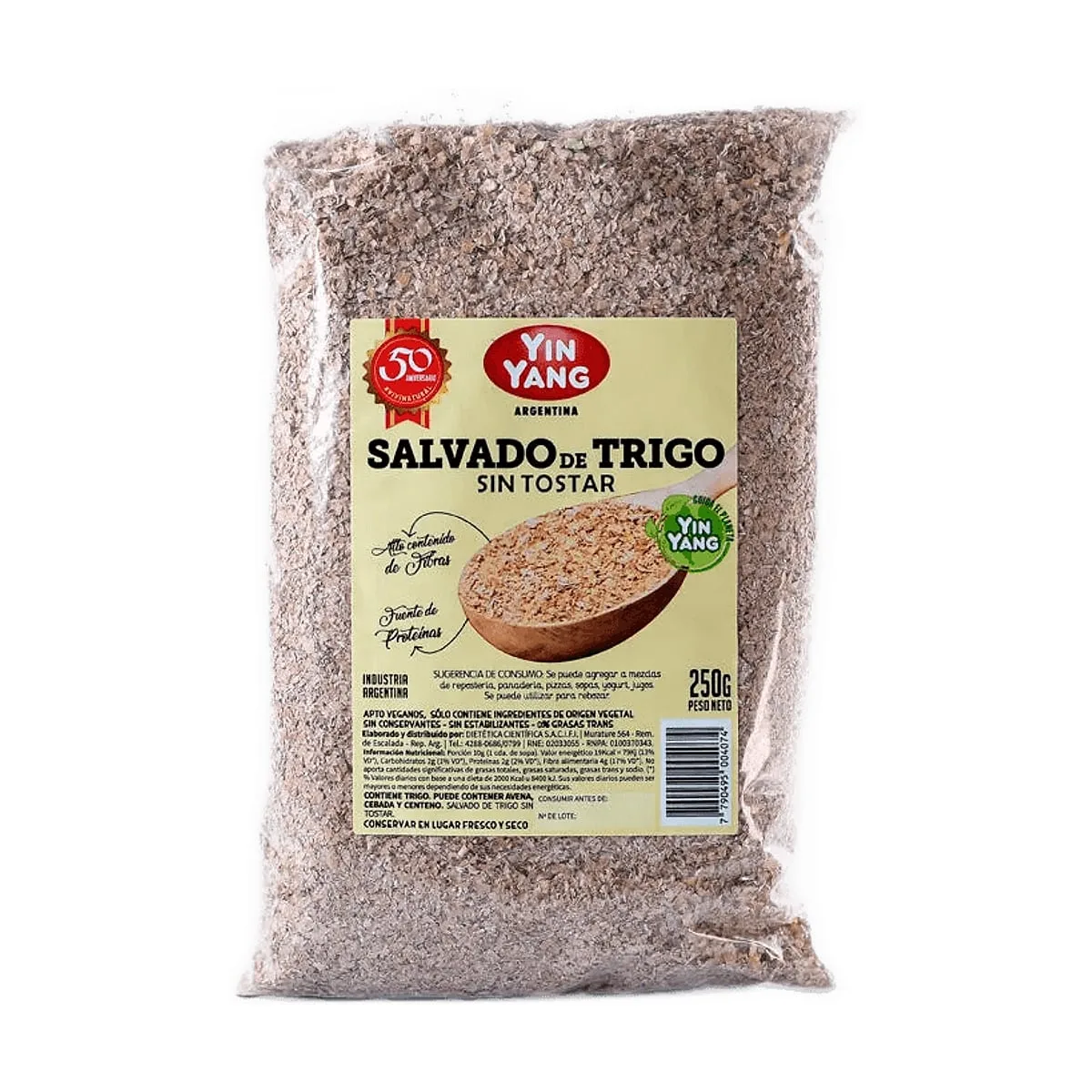 Yin Yang - Salvado de trigo sin tostar x 250 gr
