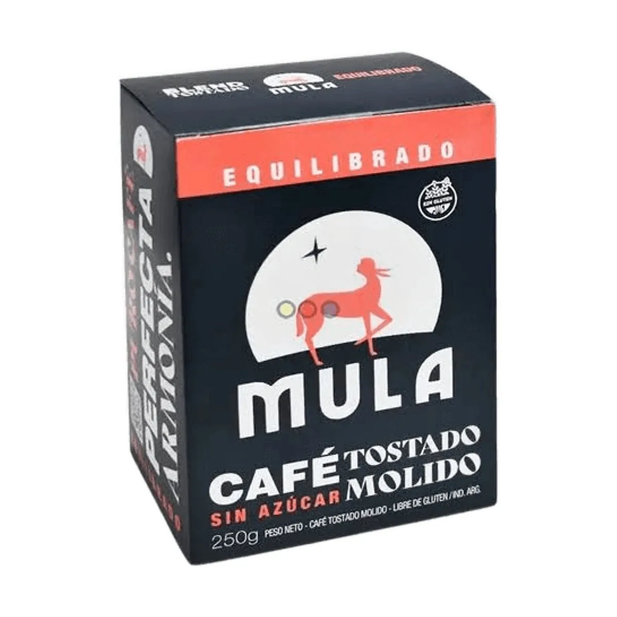 Mula - Cafe tostado molido equilibrado x 250 gr