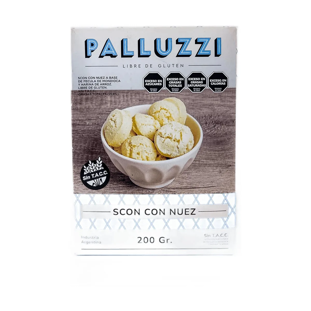 Palluzzi - Scons con nuez x 200 gr