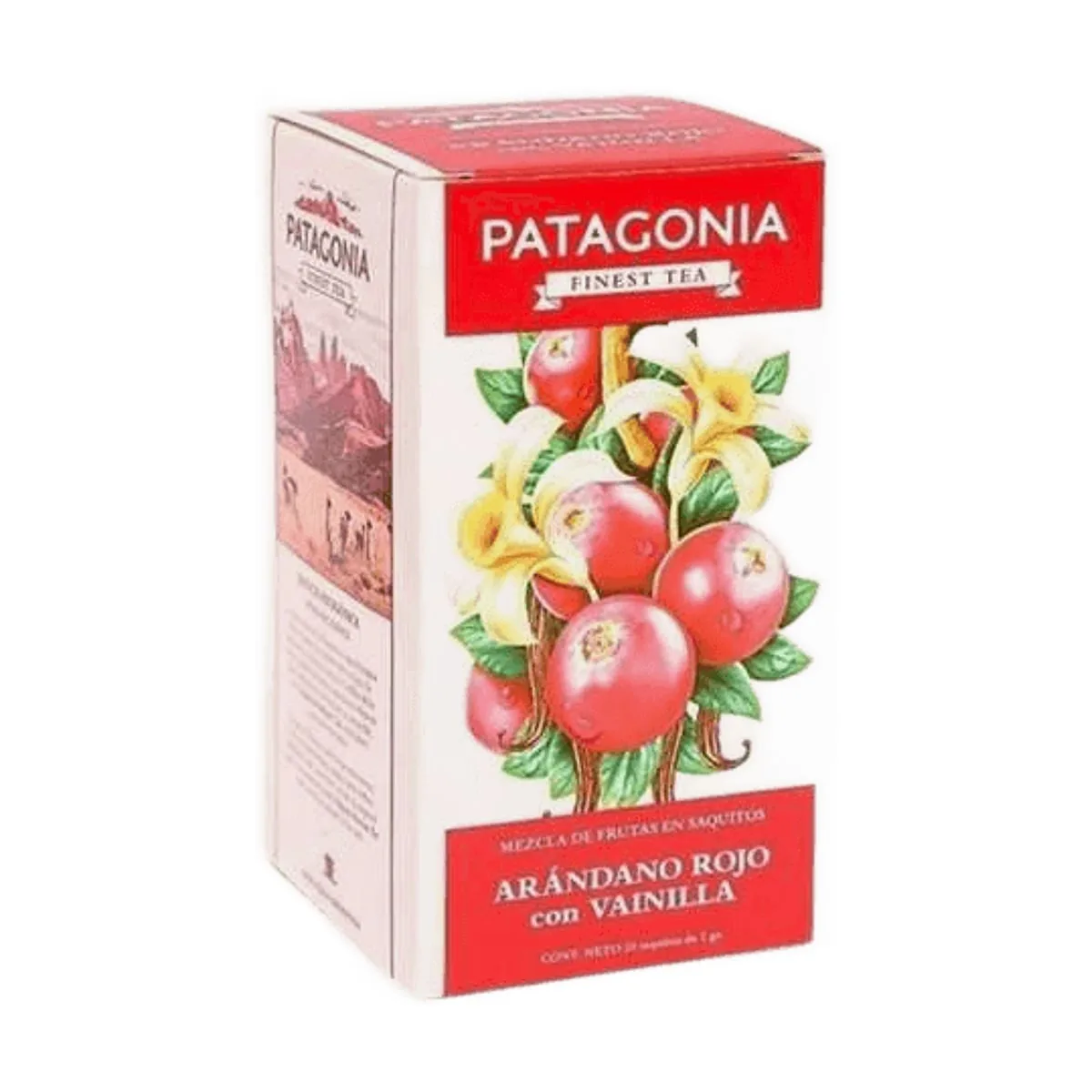 Patagonia - Té de arandanos rojos con vainilla x 20 saq