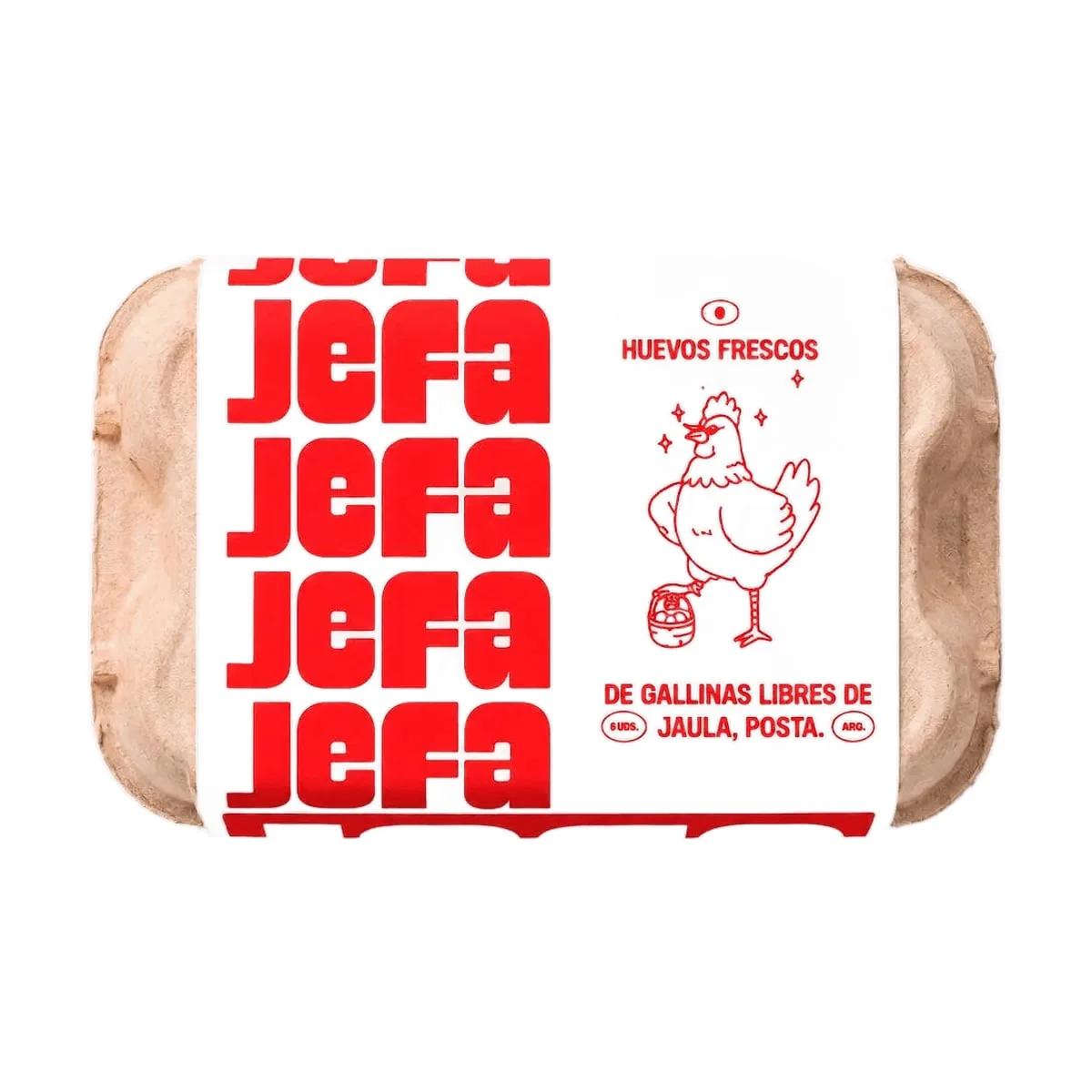 Jefa - huevos x 6 u