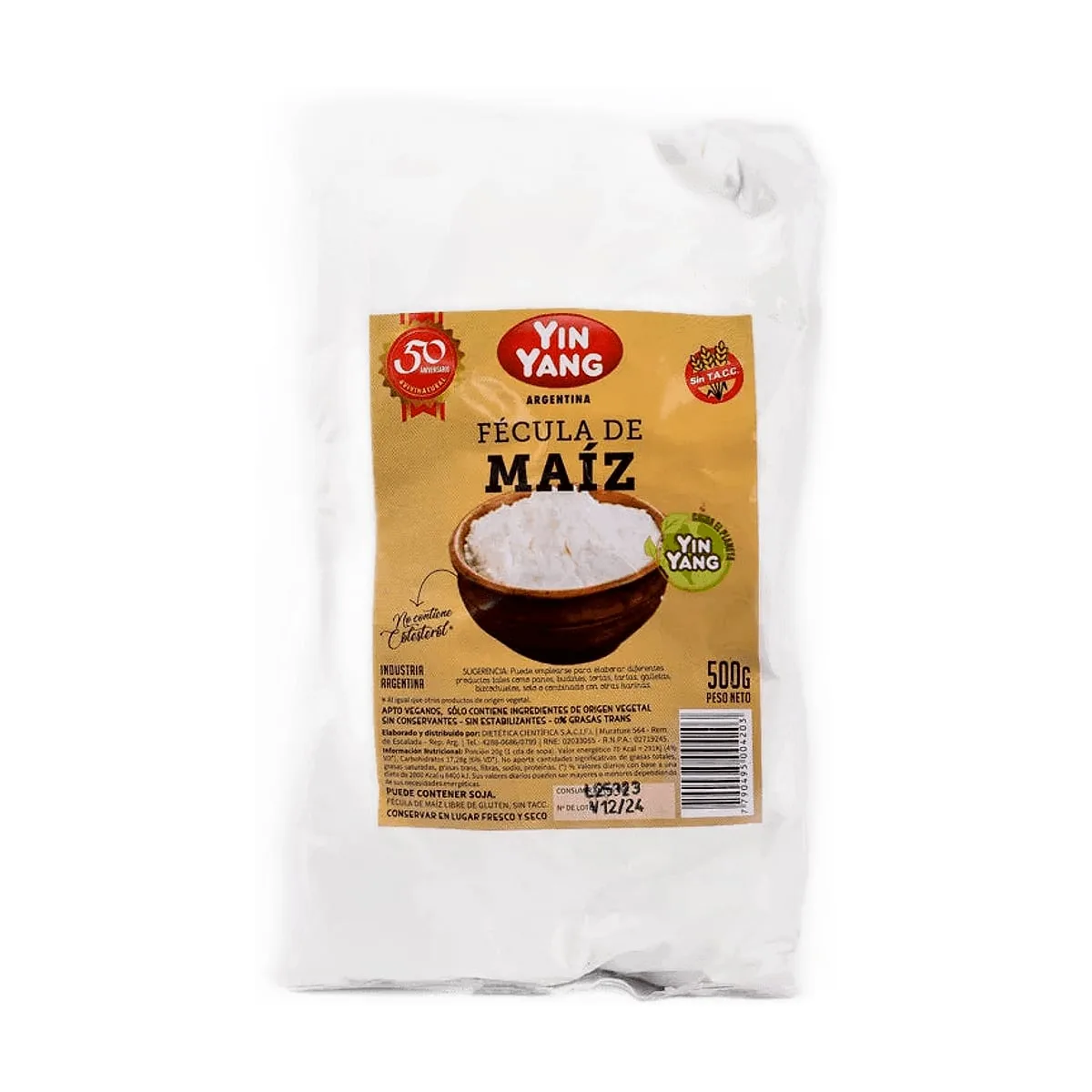 Yin Yang - Fecula de maiz x 500 gr