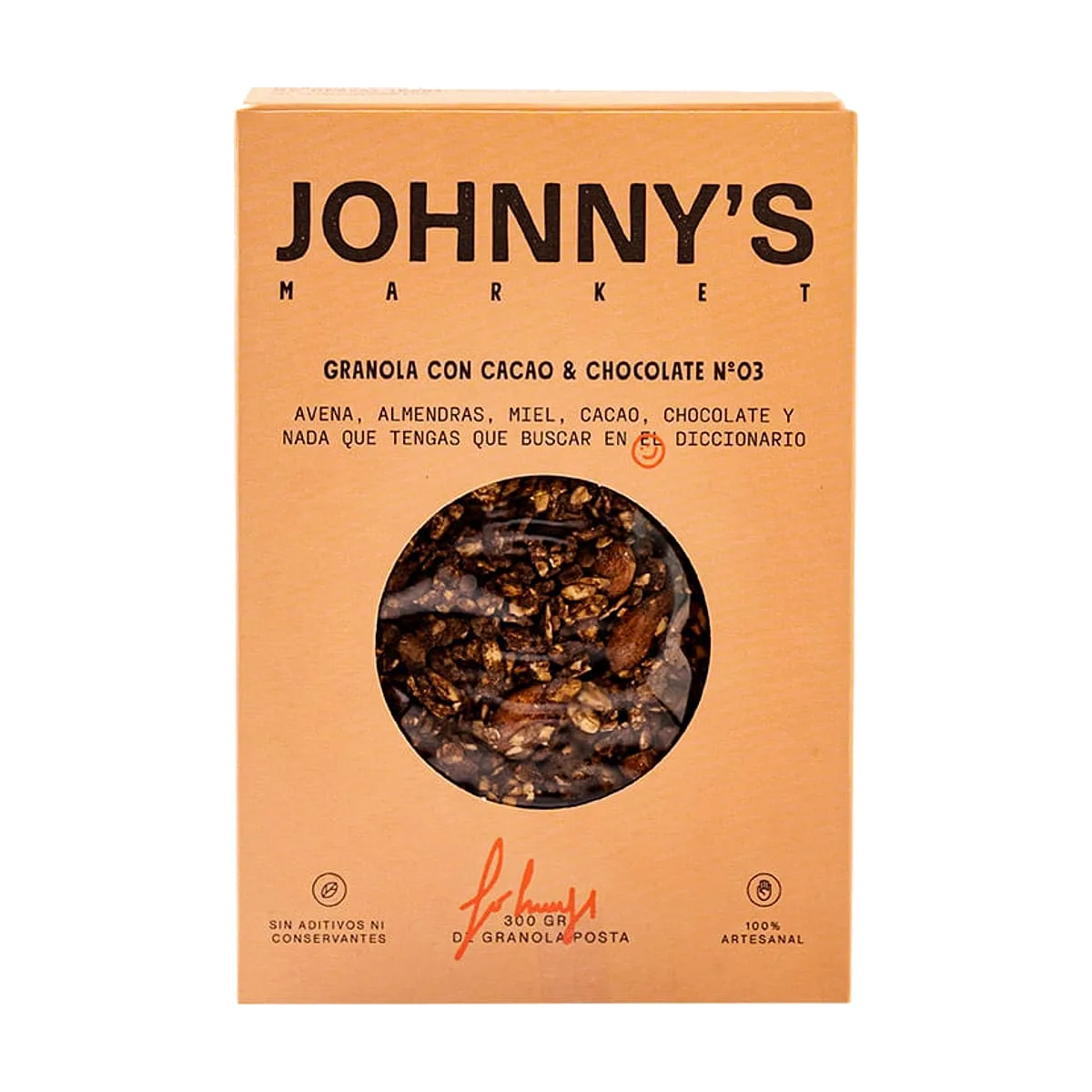 Johnny´s - Granola con cacao y chocolate x 300 gr