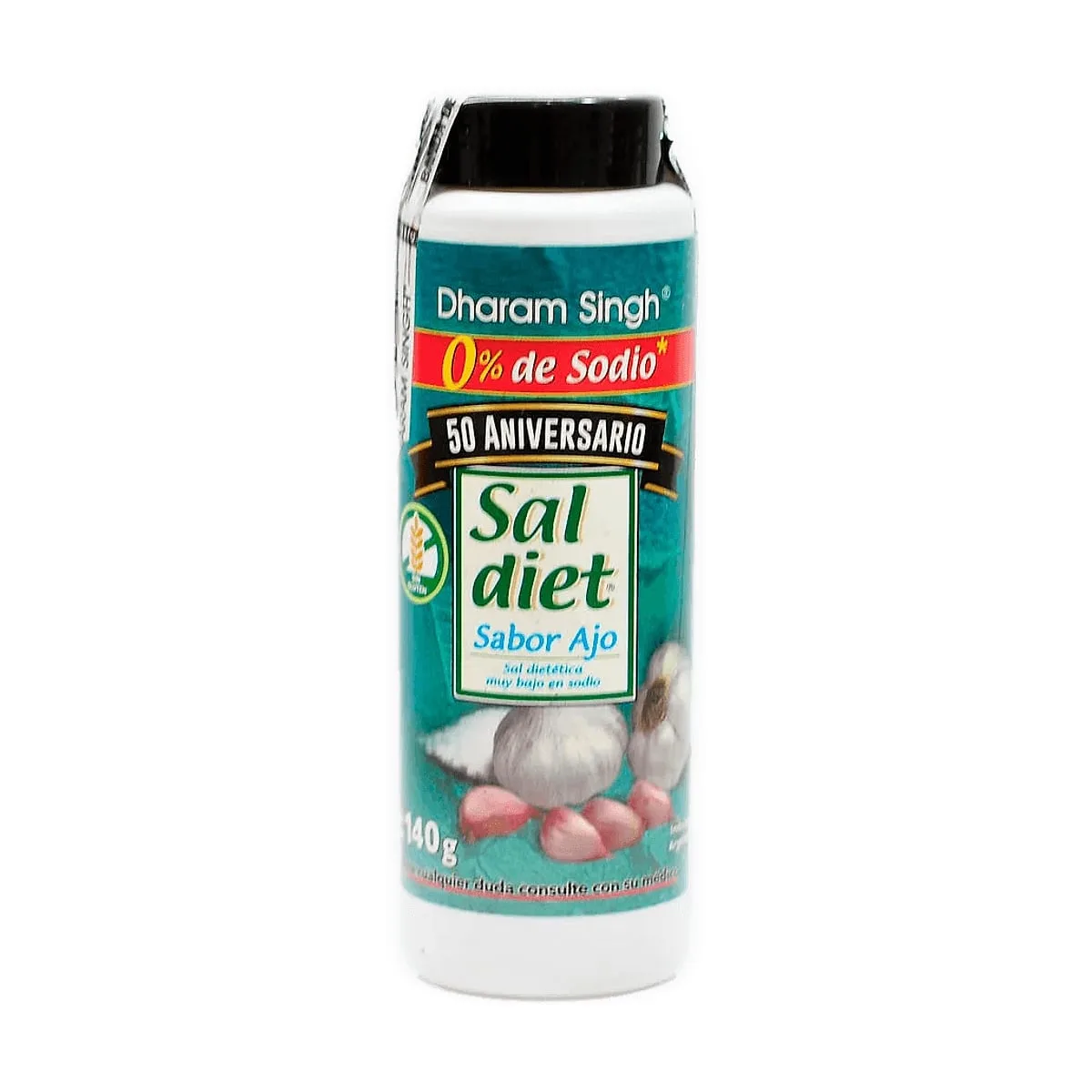 Dharam Singh - Sal diet sin sodio con ajo x 140 gr