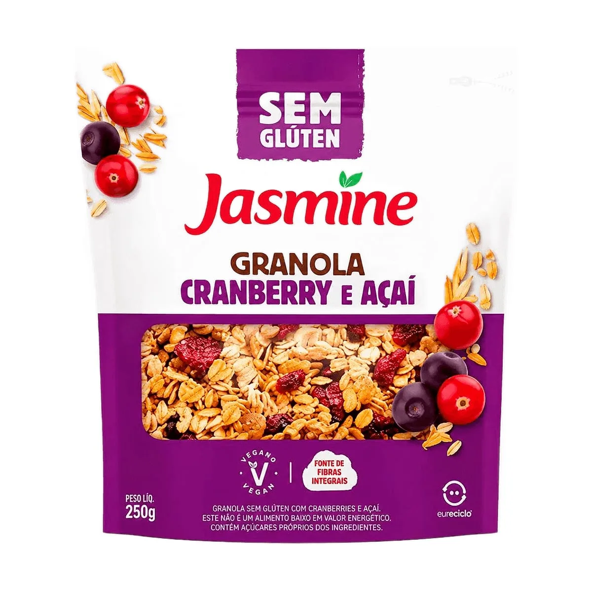 Jasmine - Granola Cranberry y acai x 250 gr