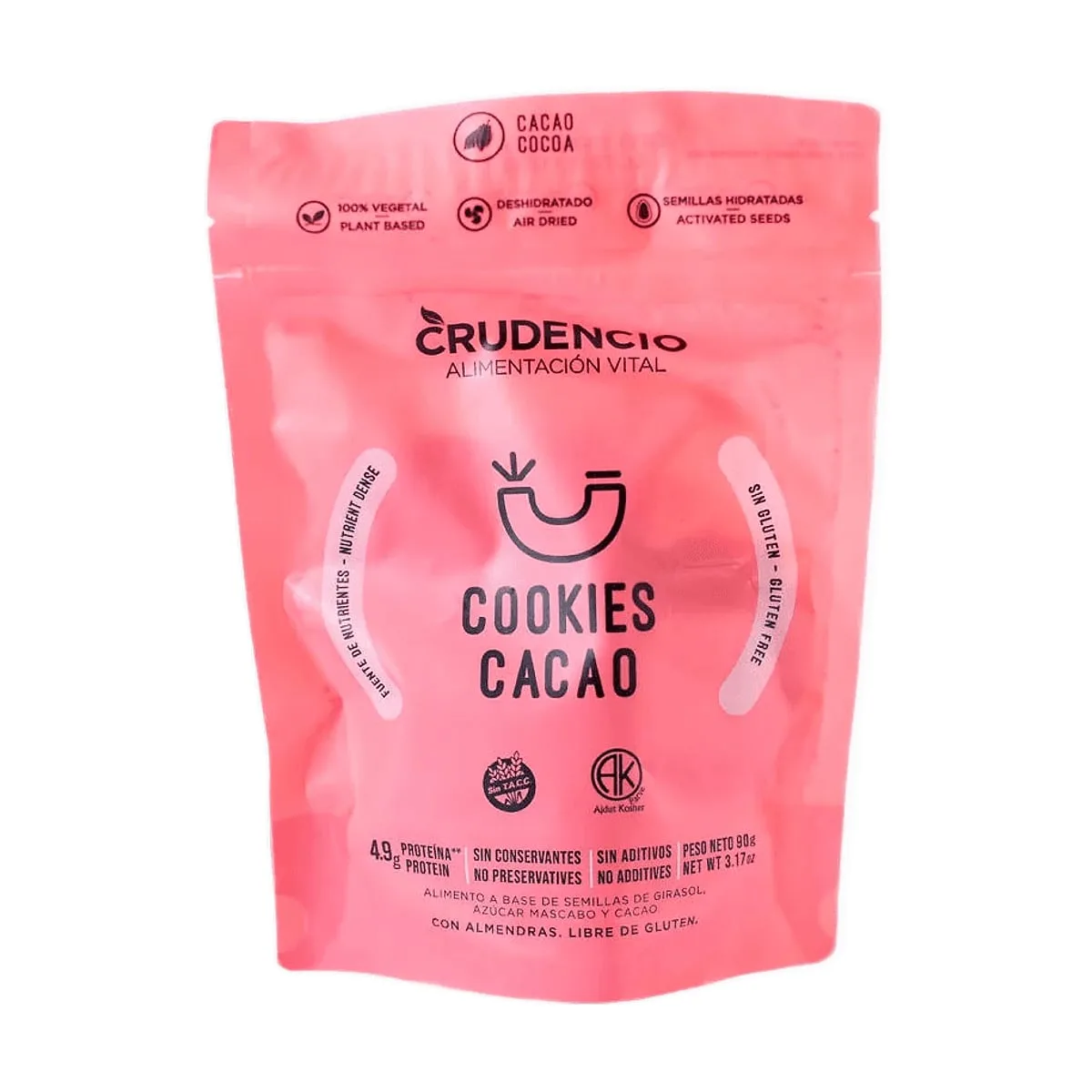 Crudencio - Cookies de cacao x 80 gr