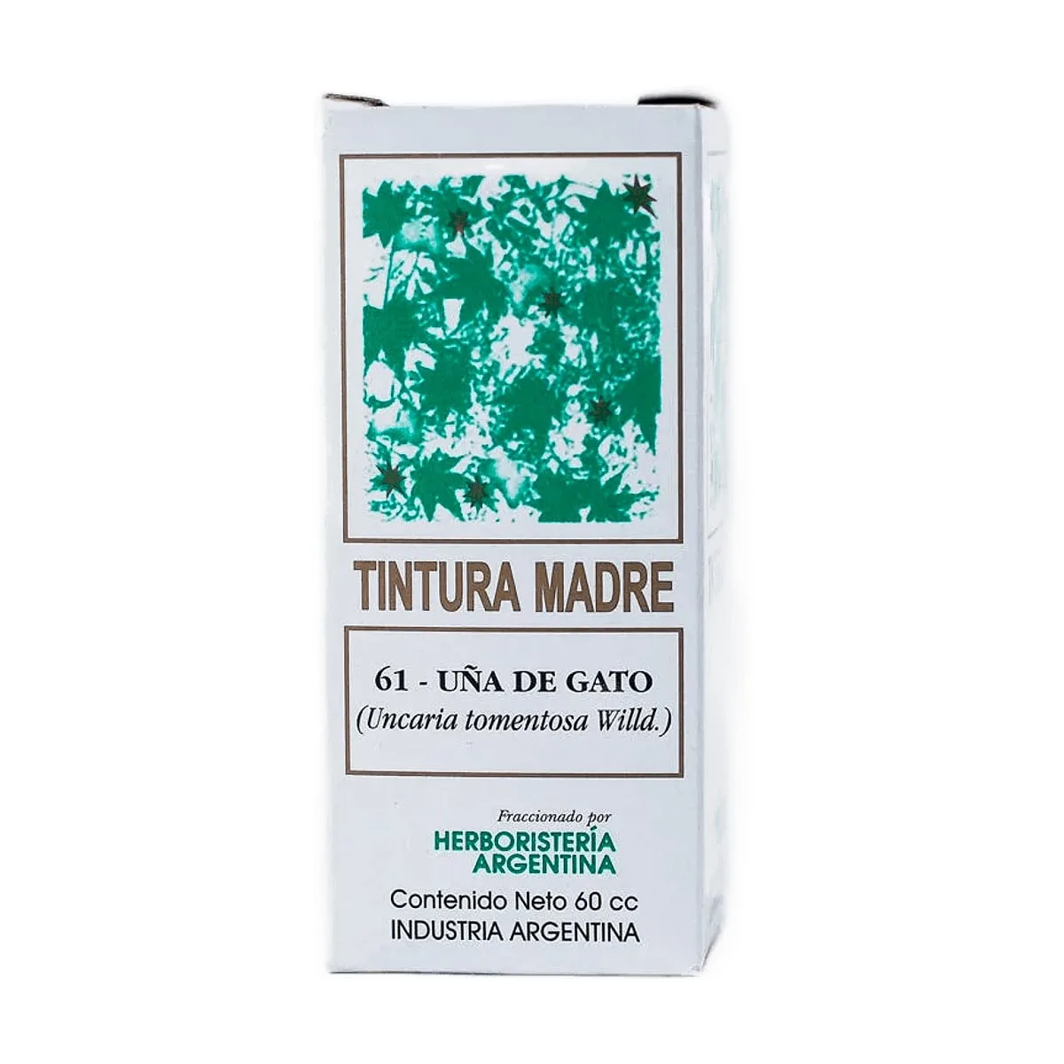 Drogueria Argentina - Tintura madre uña de gato x 60 cc
