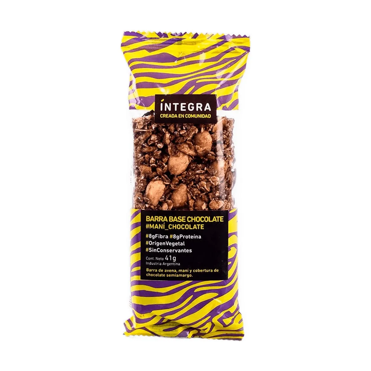Integra - Barrita de mani y chocolate x 41 gr