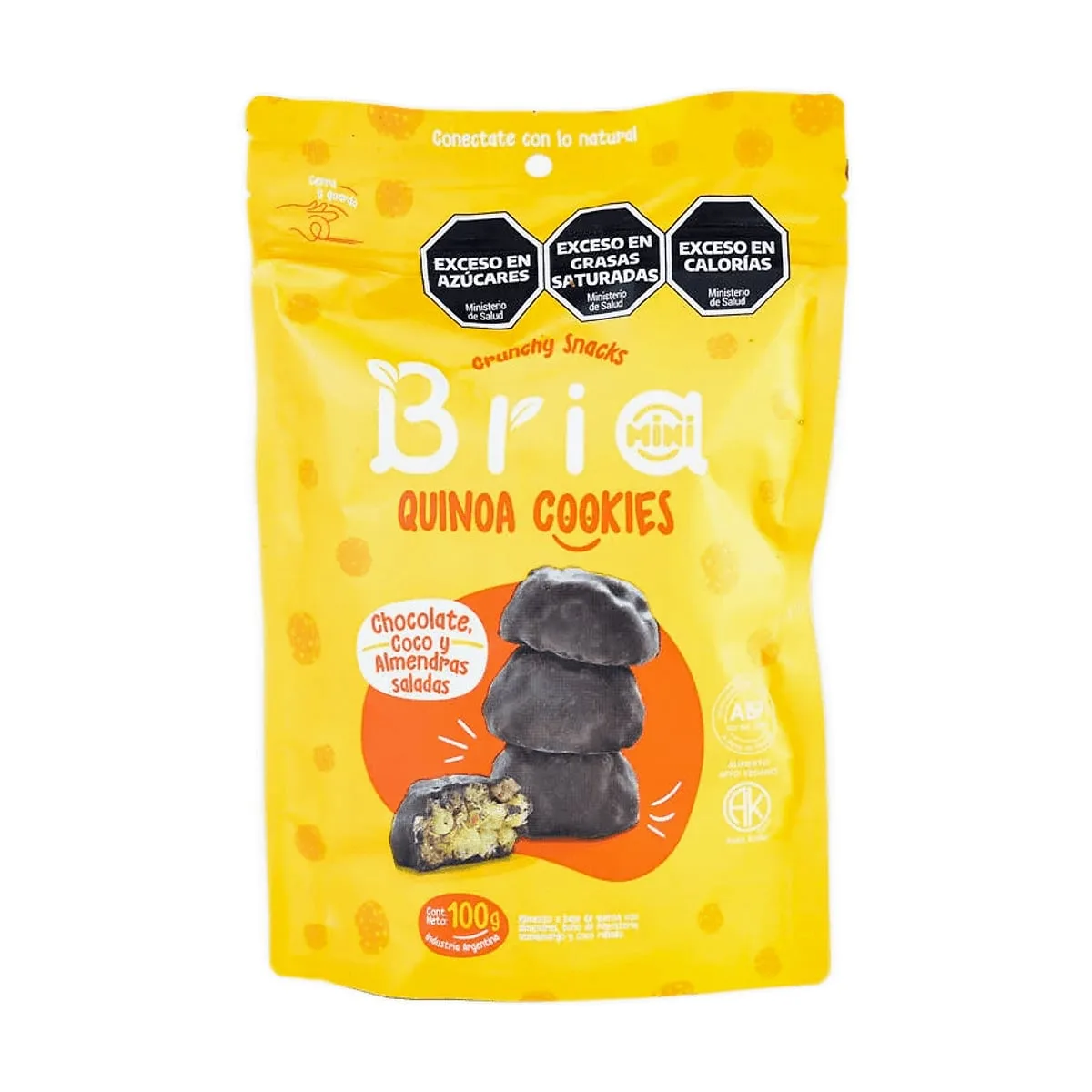Bria - Quinoa cookies con almendras saladas x 100 gr