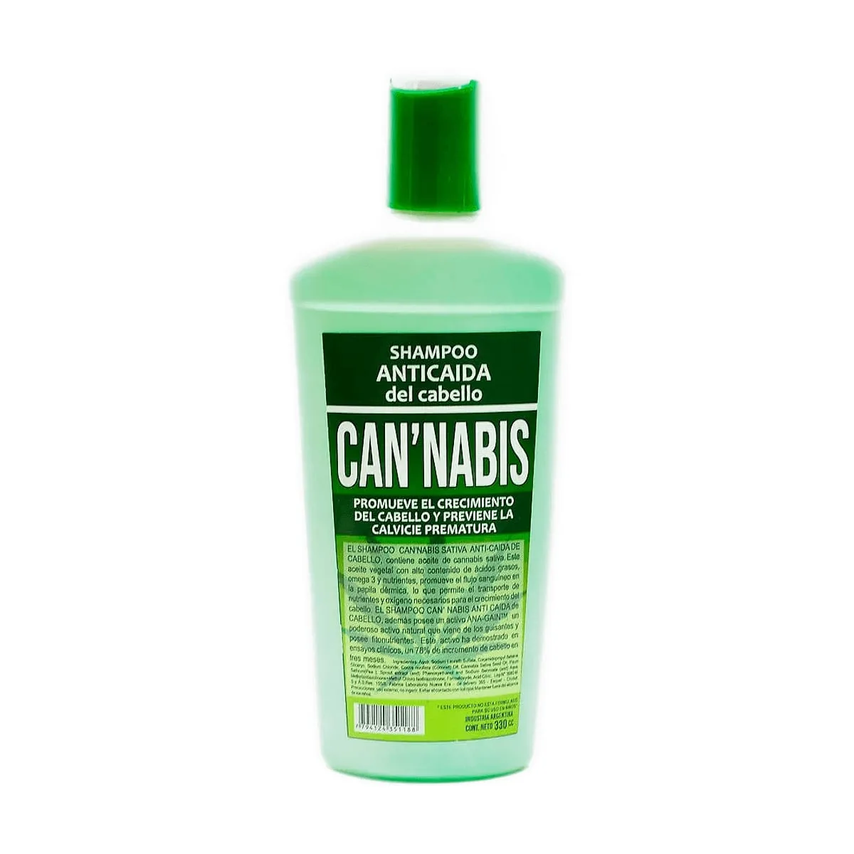 Cannabis - Shampoo anticaida cannabis x 330 cc
