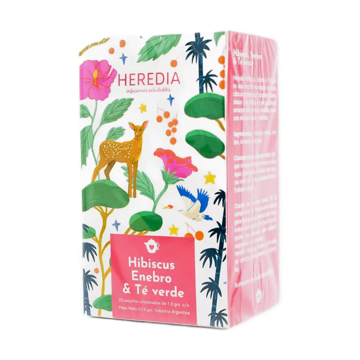 Heredia - Te de hibiscus, enebro y te verde x 25 saq