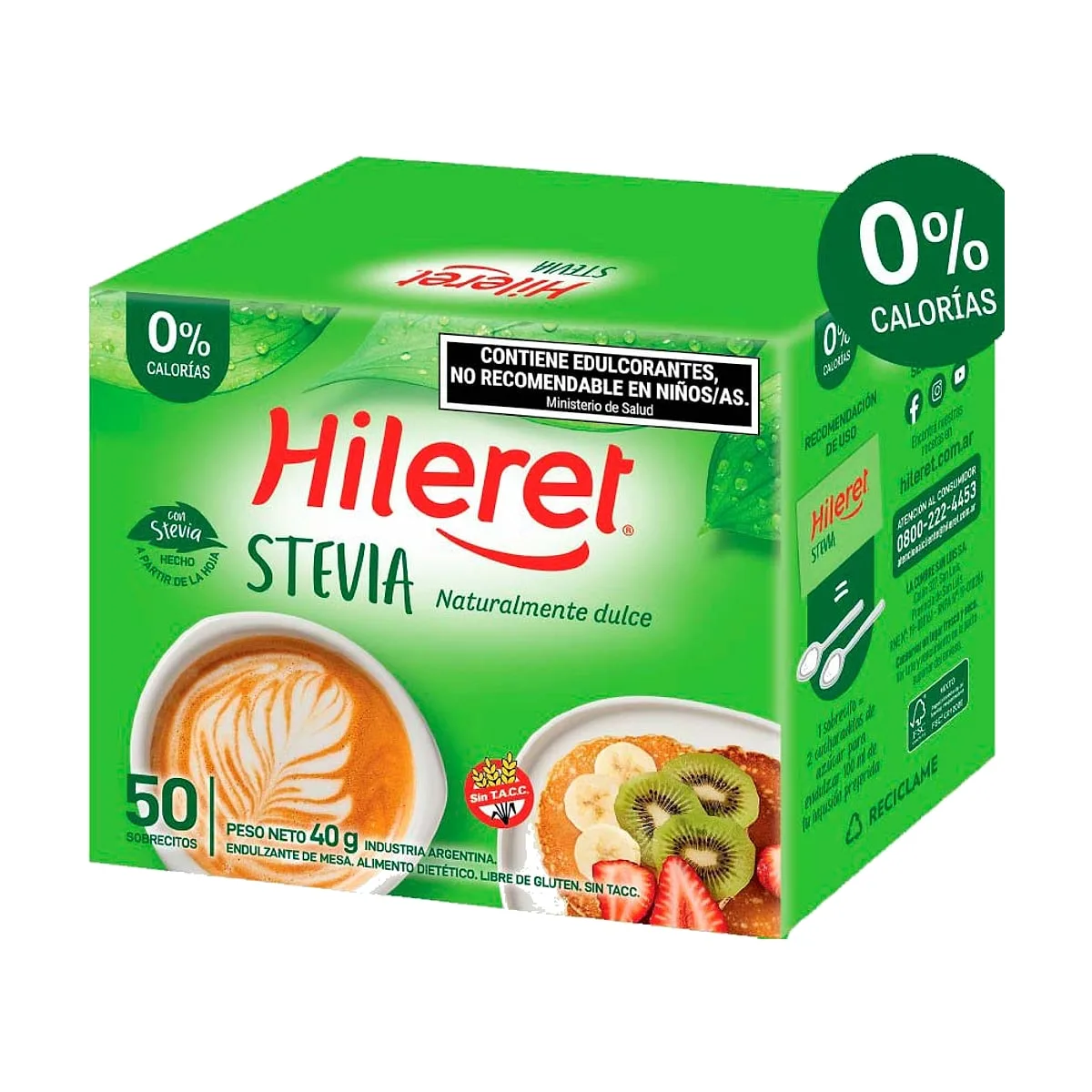 Hileret - Stevia x 50 sobres