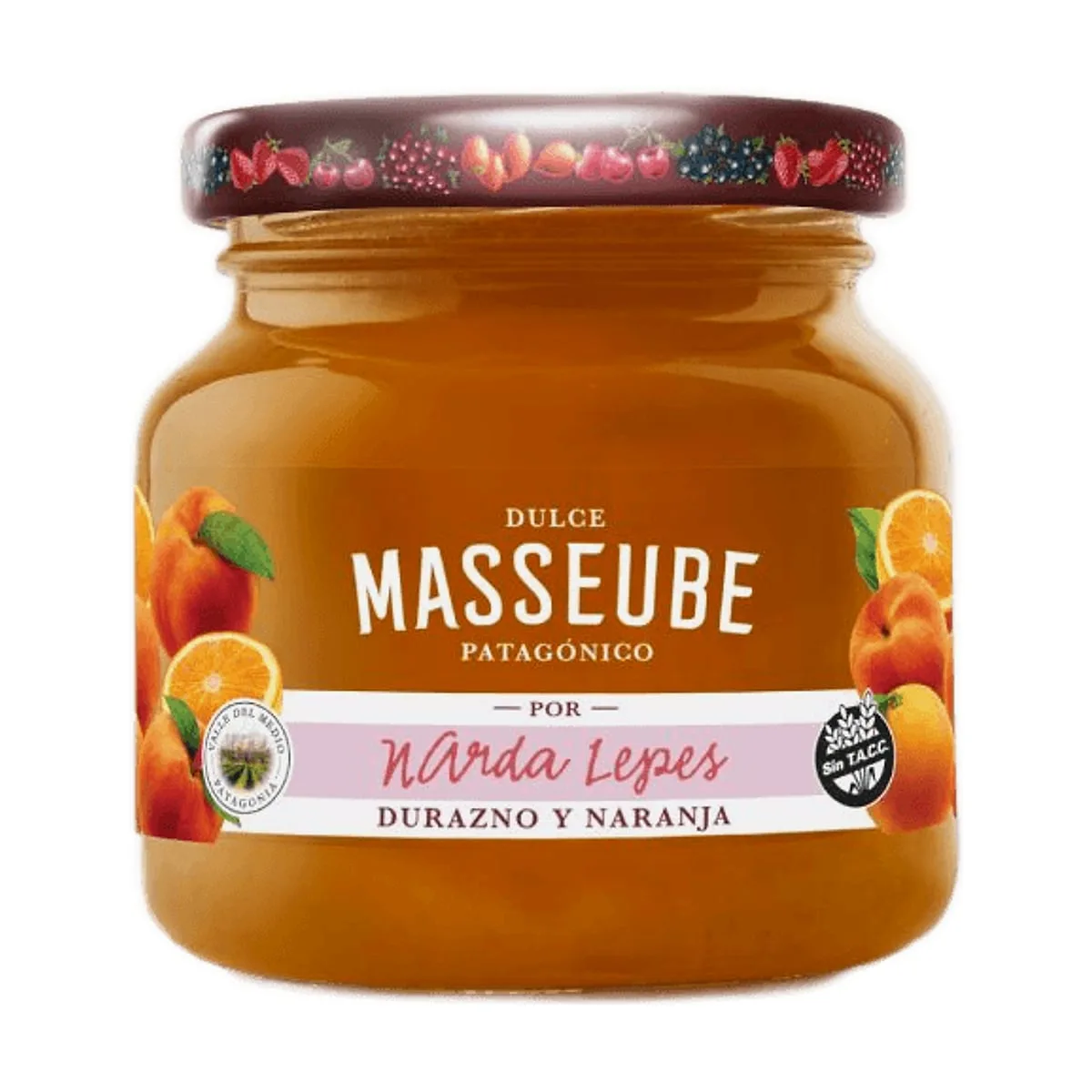 Masseube - Mermelada de durazno y naranja x 280 gr