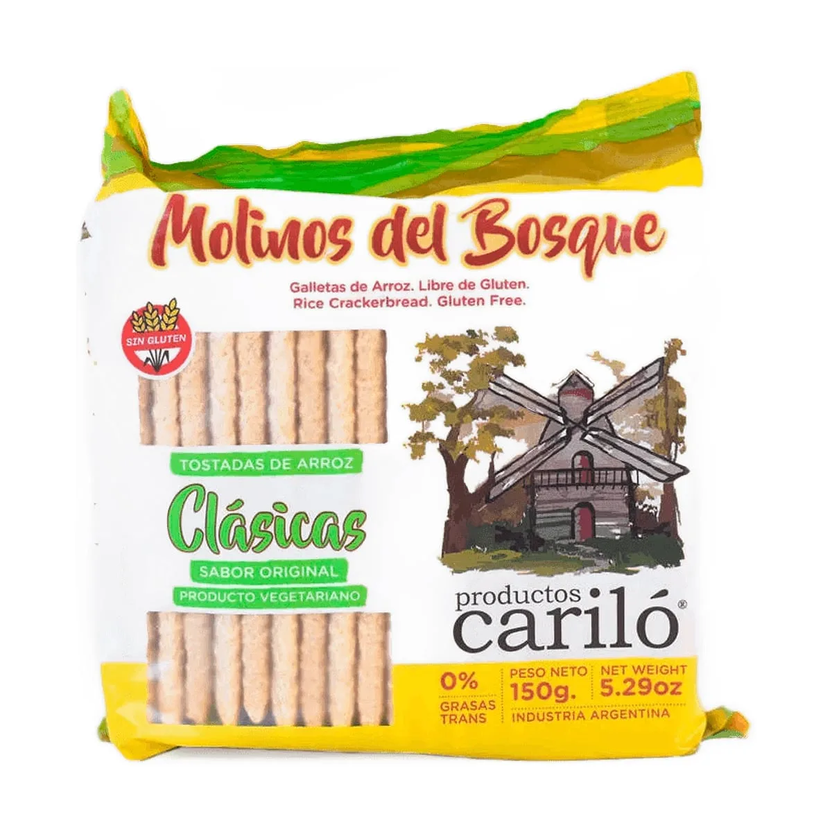Molinos Del Bosque - Tostadas de arroz clásicas x 150 gr
