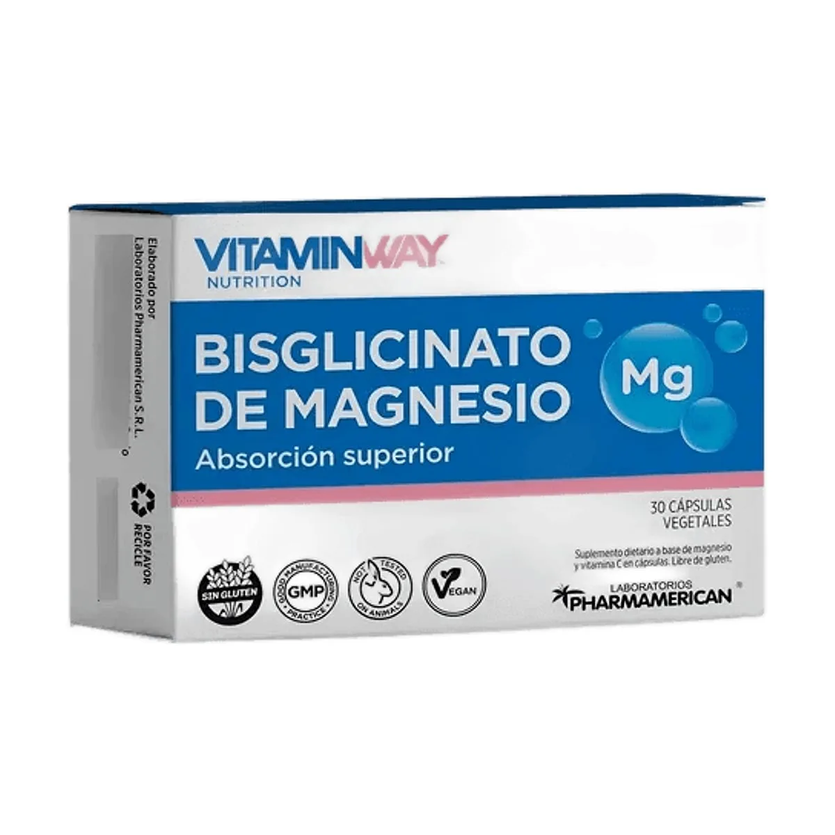 Vitamin Way - Bisglicinato de magnesio x 60 cap