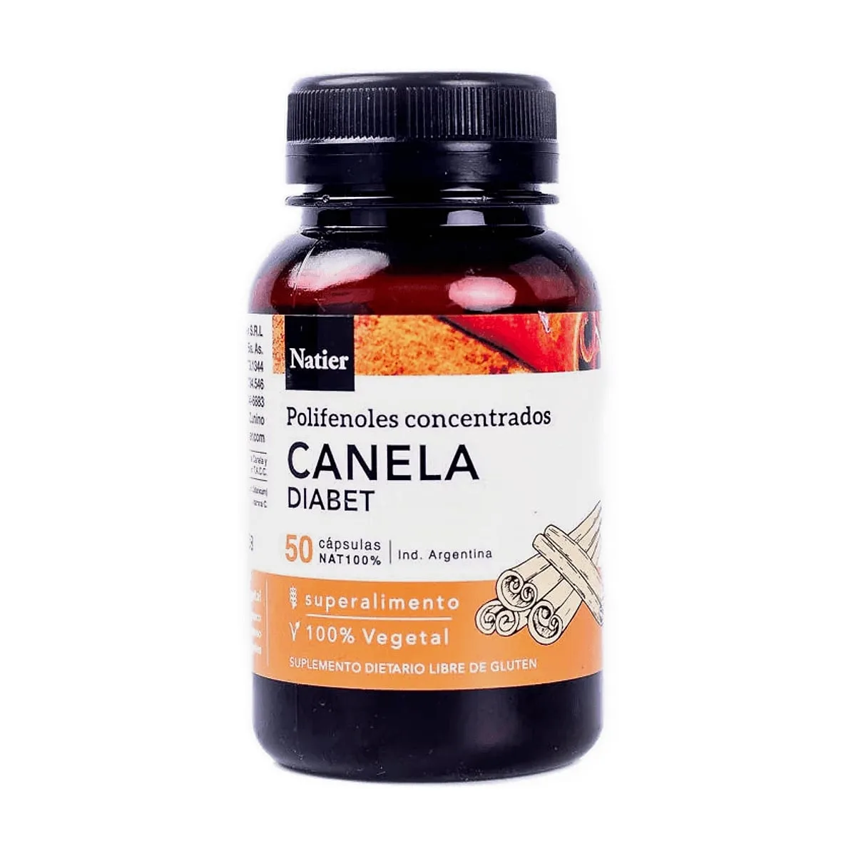 Natier - Canela diabeticos x 50 cap