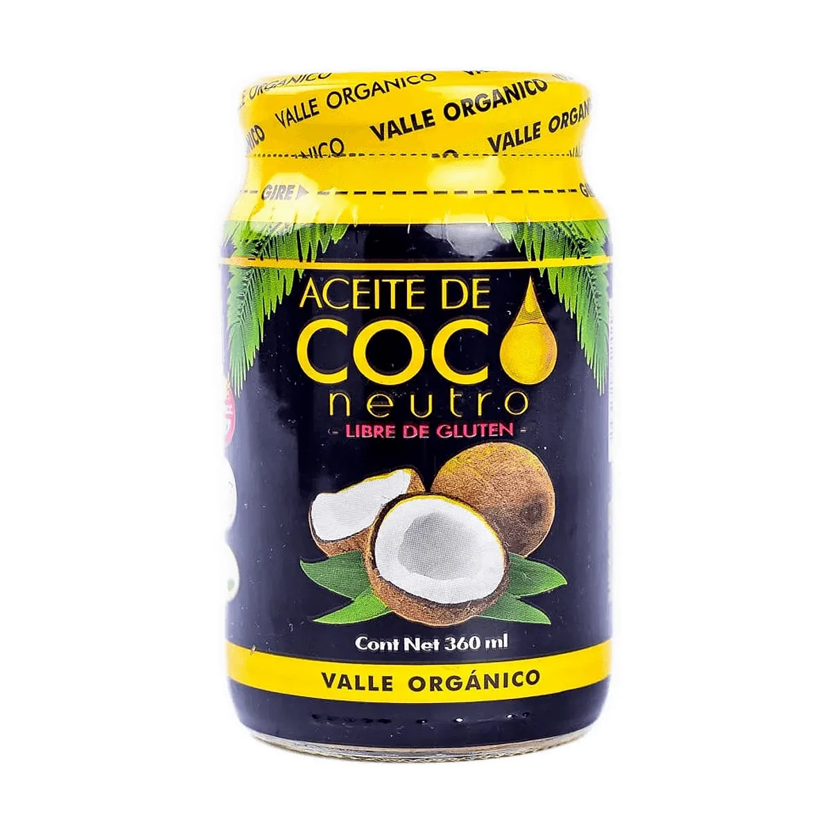 Valle Organico - Aceite de coco organico x 360 ml