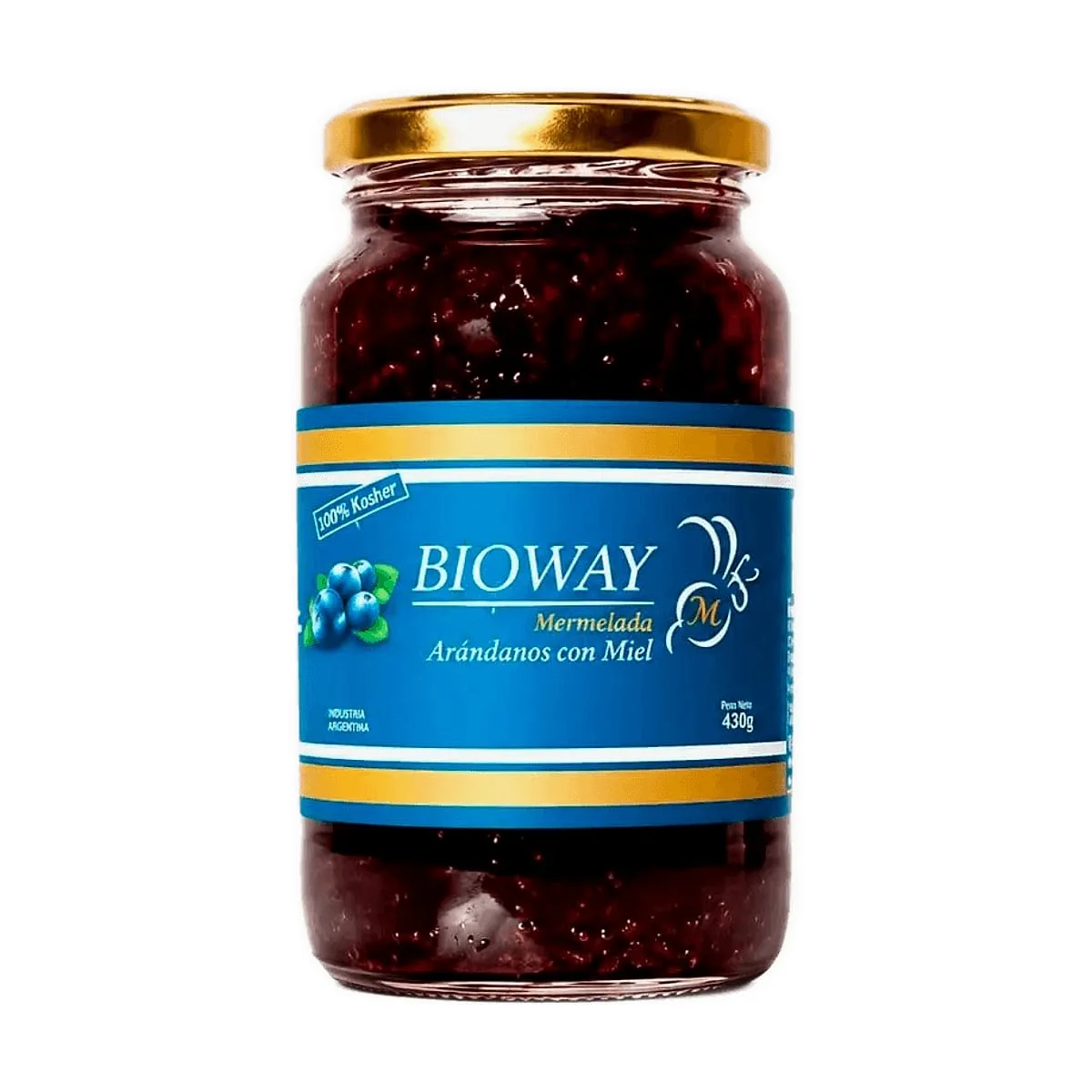 Bioway - Mermelada de arandanos con miel x 450 gr