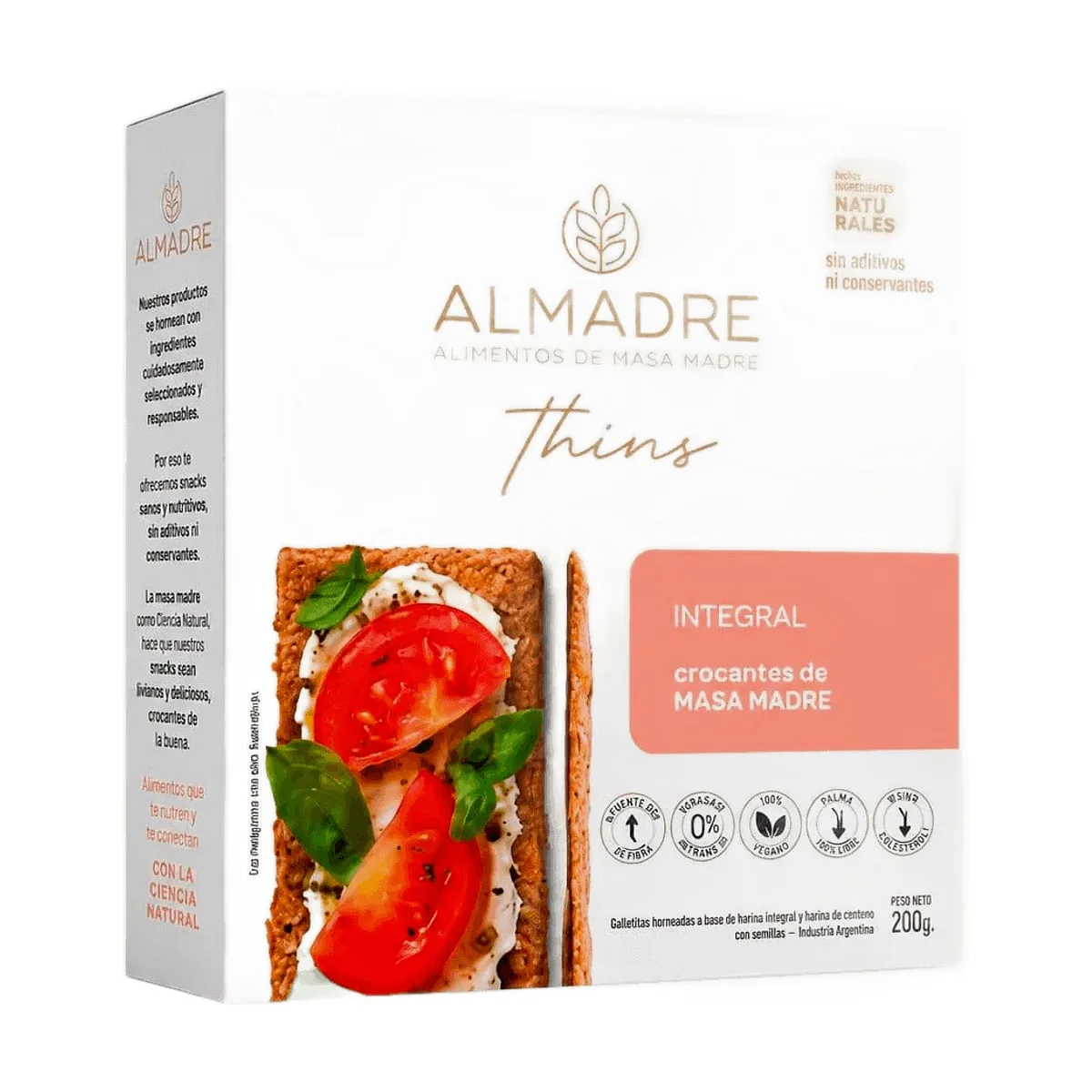 Almadre - Thins integrales x 160 gr