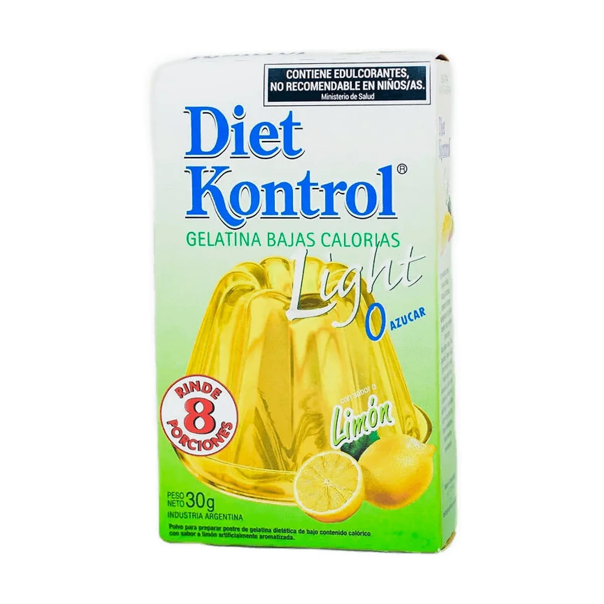 Diet Kontrol - Gelatina light sabor limón x 30 gr