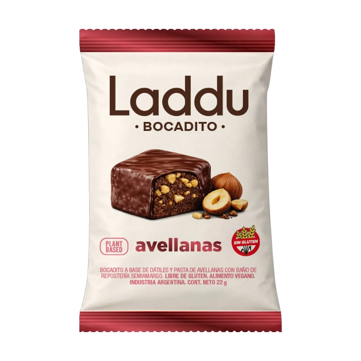 Laddubar - Bocadito de avellanas x 22 gr