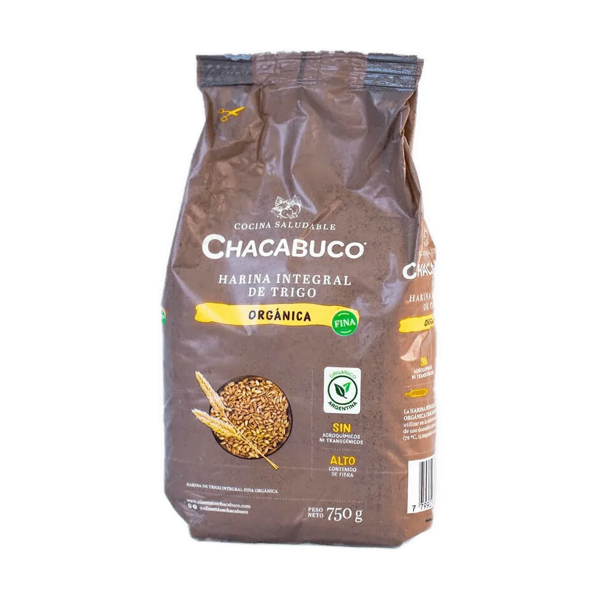 Chacabuco - Harina integral de trigo organica x 1 kg