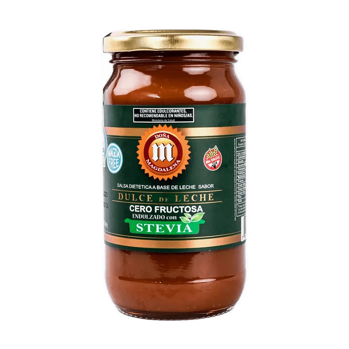 Doña Magdalena - Dulce de leche con stevia y sin fructuosa x 400 gr