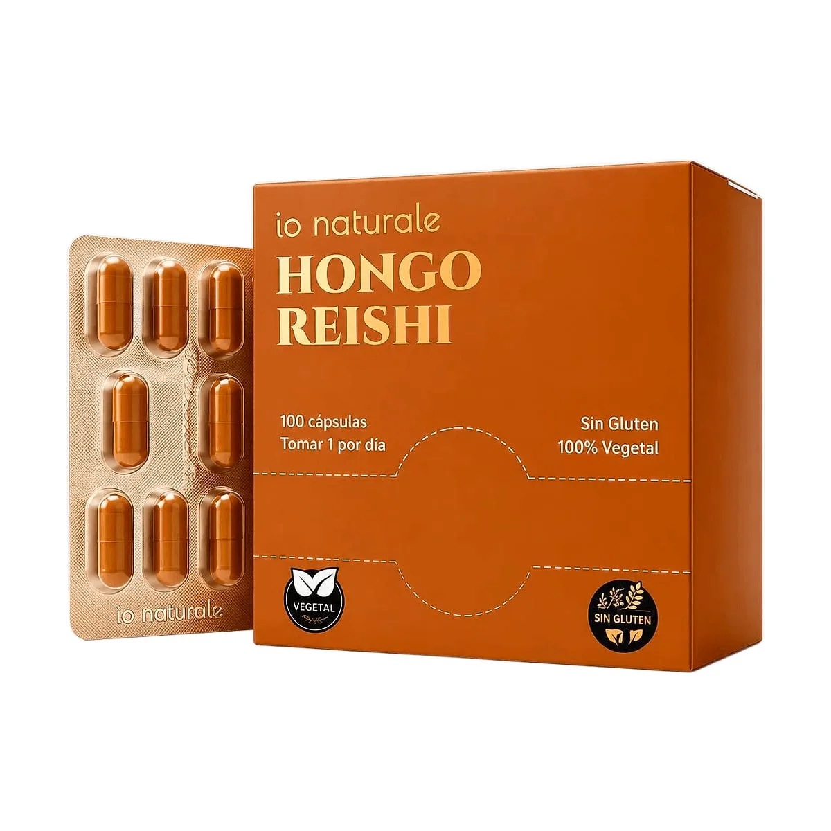 Io Naturale - Hongo reishi x blister x 10 unid