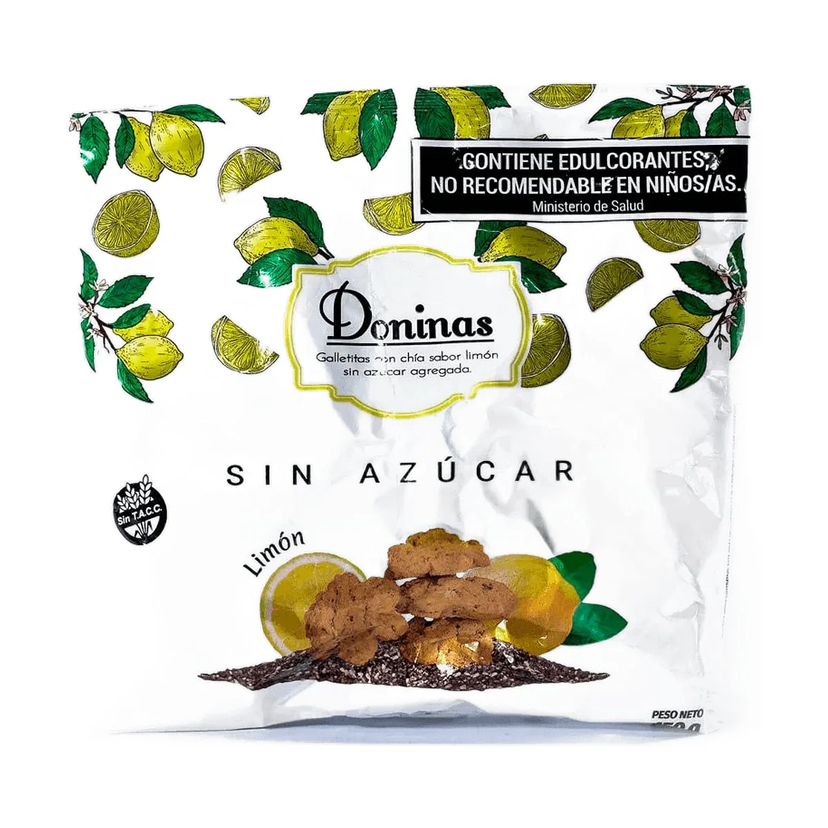 Doninas - Galletitas con chia limón x 200 gr