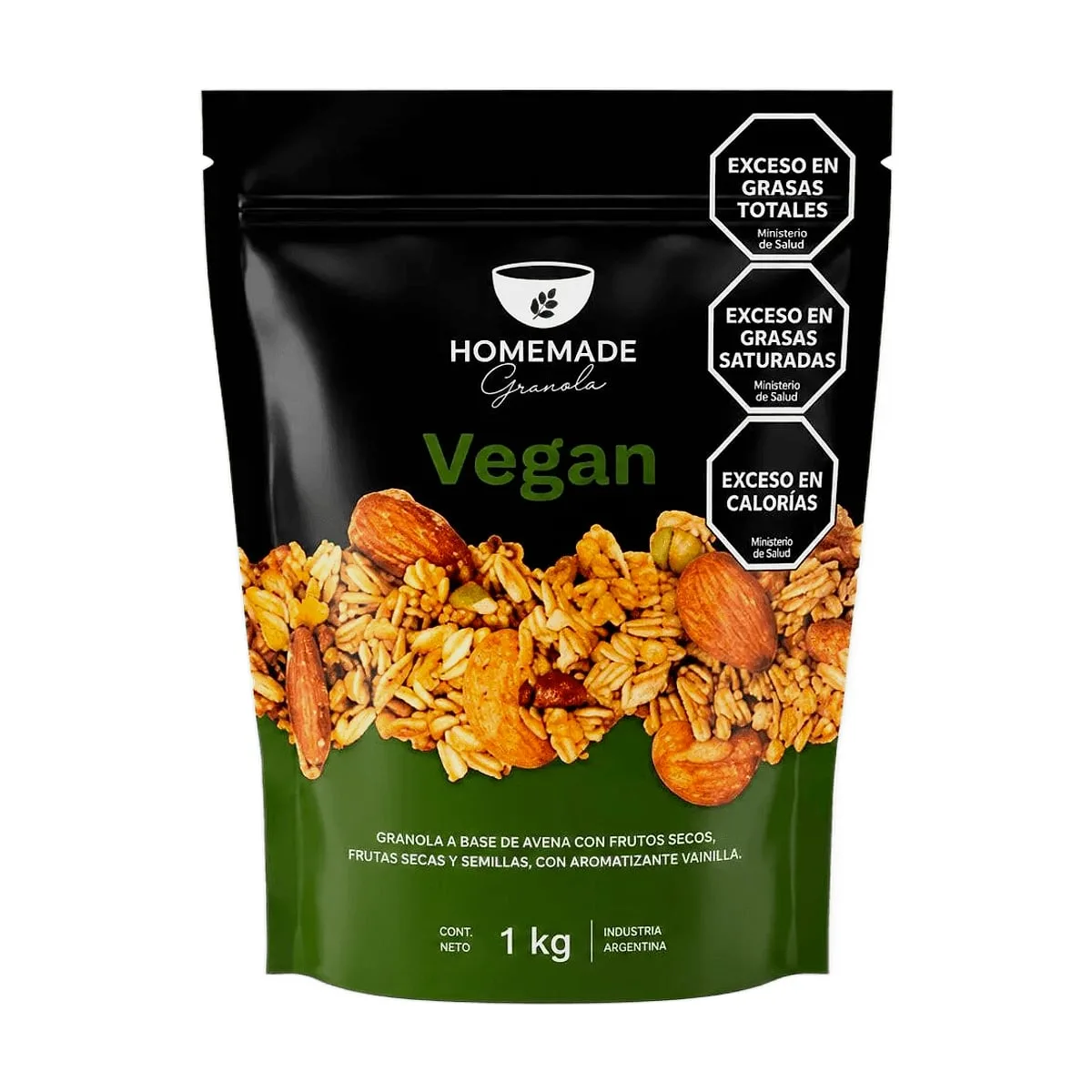 Homemade - Granola vegan crunch x 1 kg