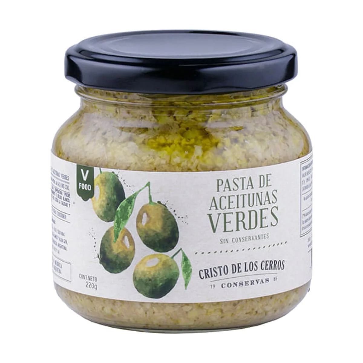 Cristo de los Cerros - Pasta de aceitunas verdes x 200 gr