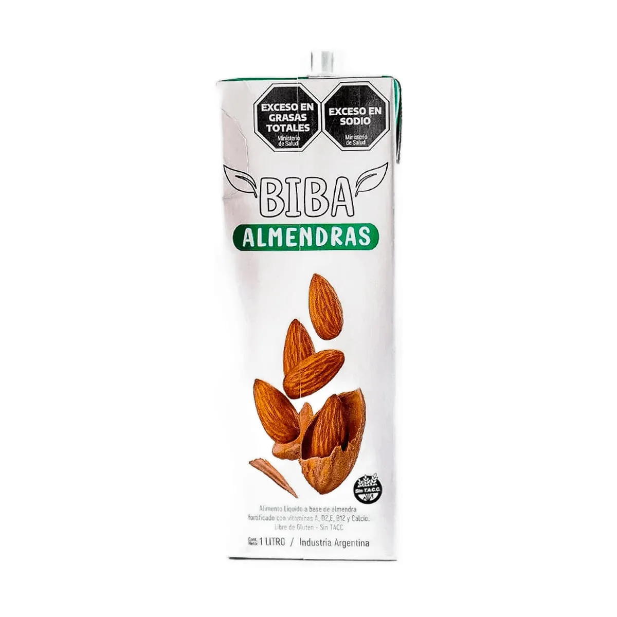 Biba - Leche de almendras sin azucar x 1 lt