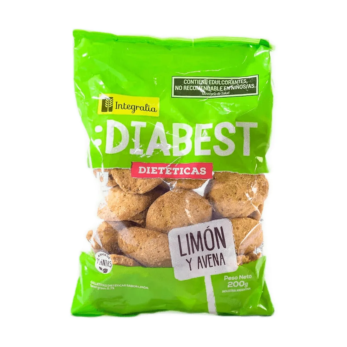 Integralia - Diabest limón y avena sin azúcar x 200 gr