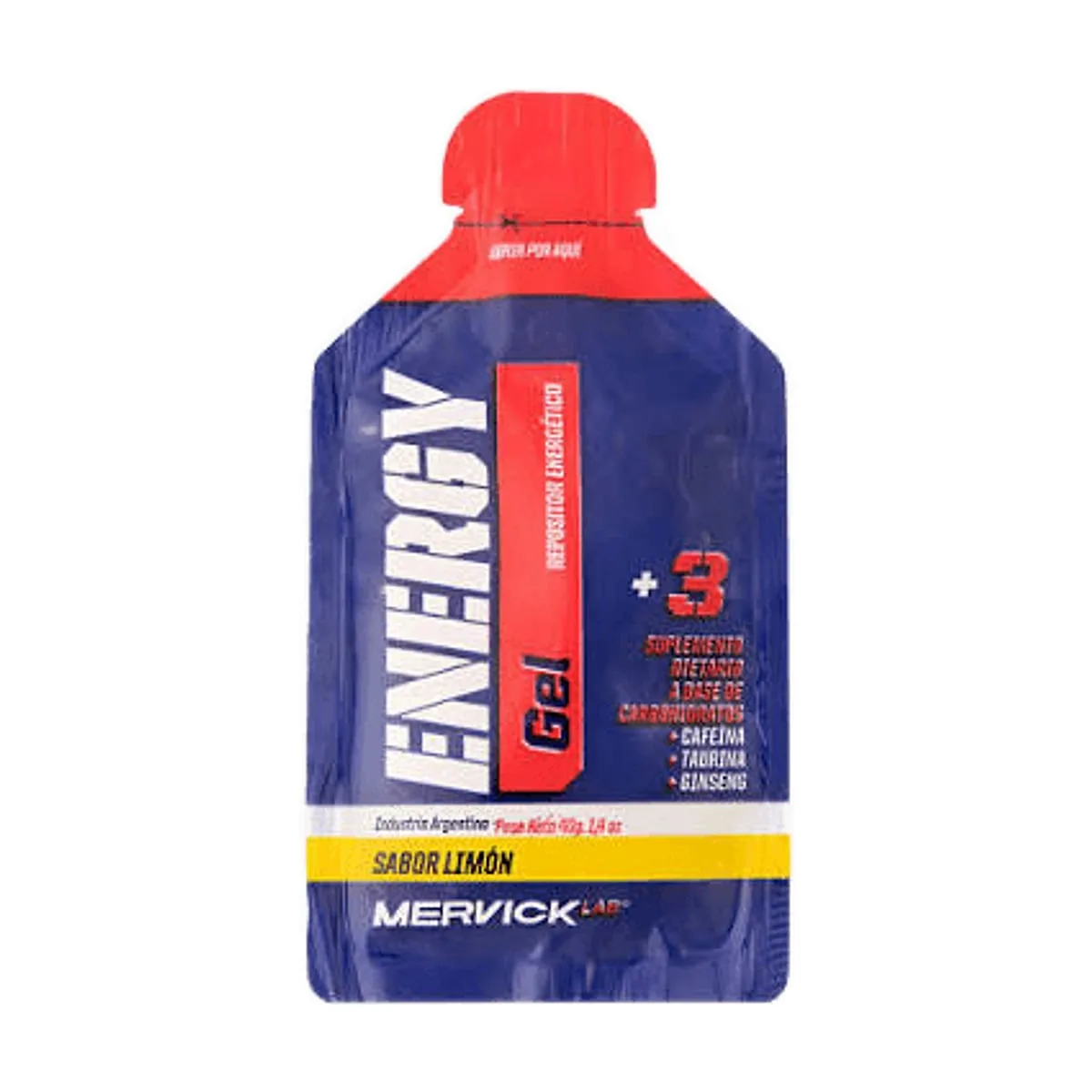 Mervick - Energy gel limón con cafeína x 40 gr