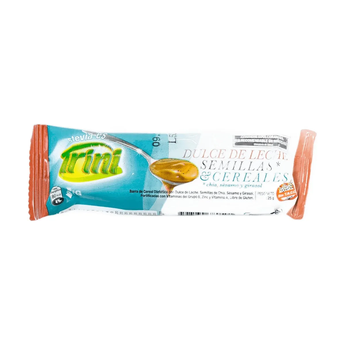 Trini - Barra de cereal sabor de dulce de leche x 25 gr
