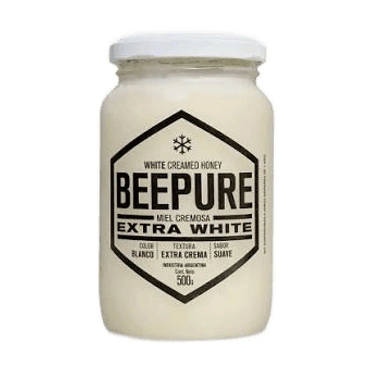 Bee Pure - Miel cremosa extra white x 500 gr