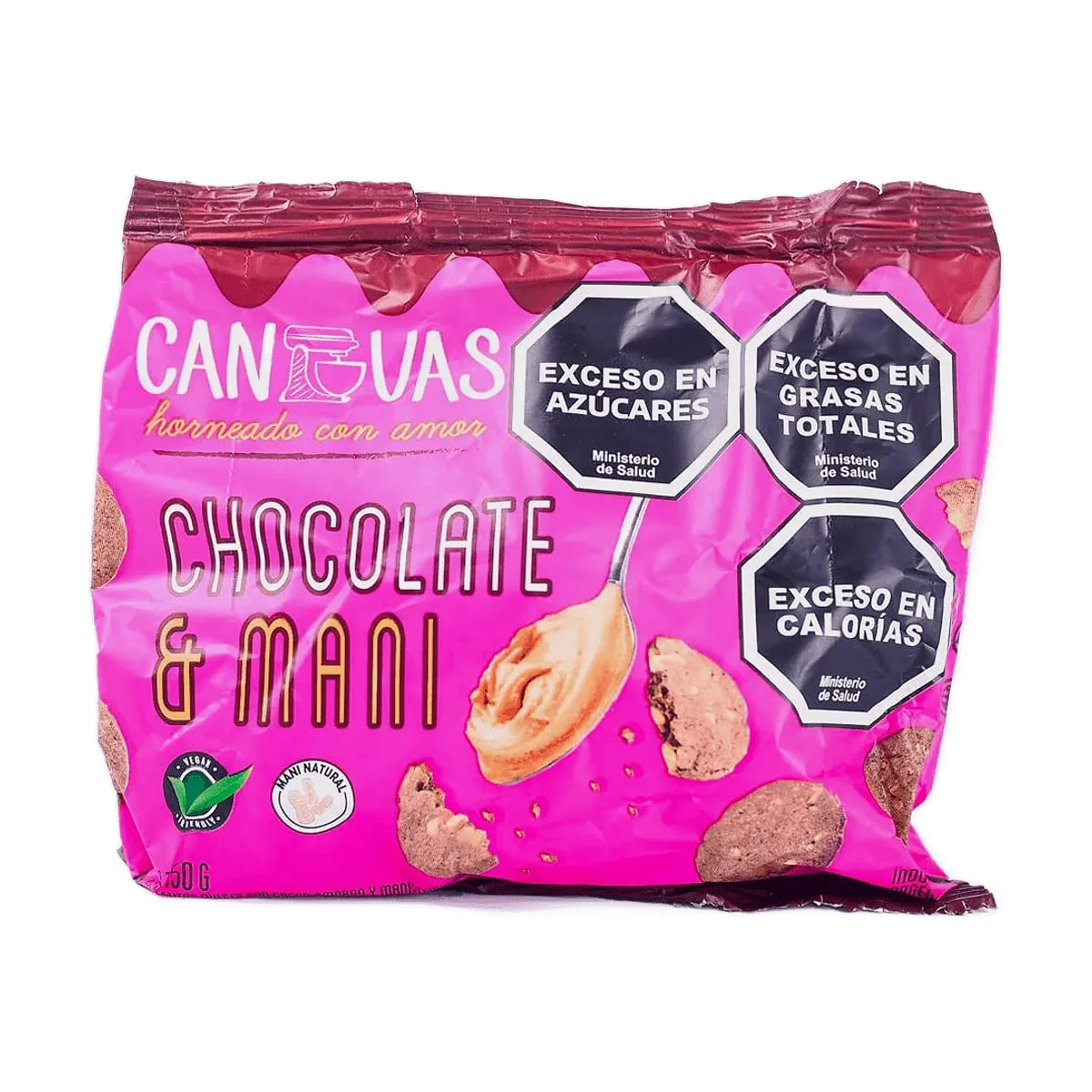 Canvas - Galletitas de chocolate y mani x 150 gr