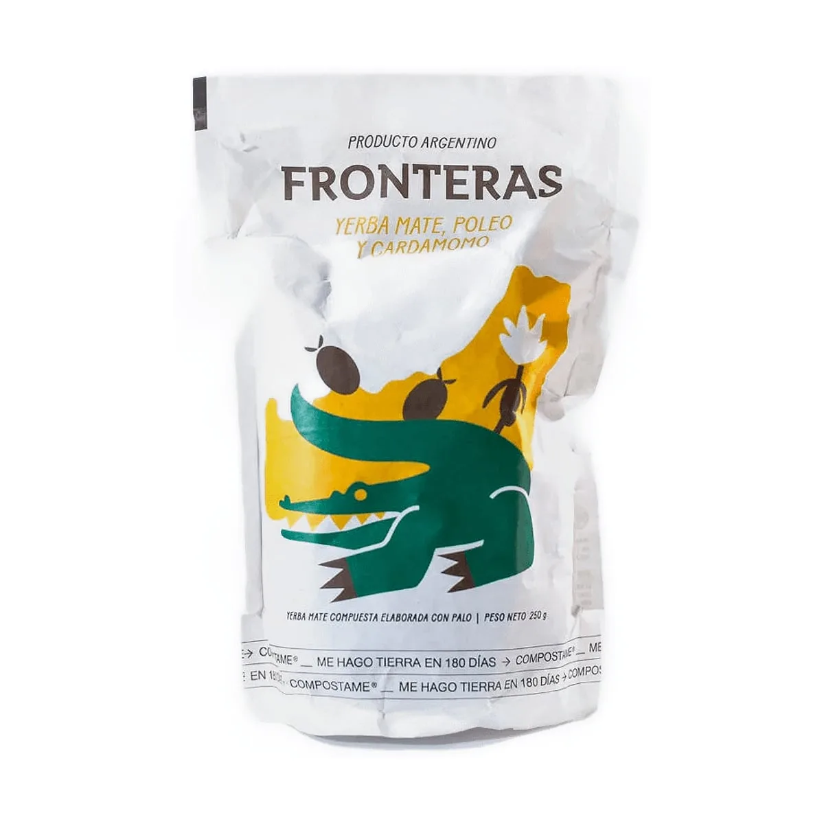 Fronteras - Yerba mate de poleo y cardamomo repuesto x 250 gr